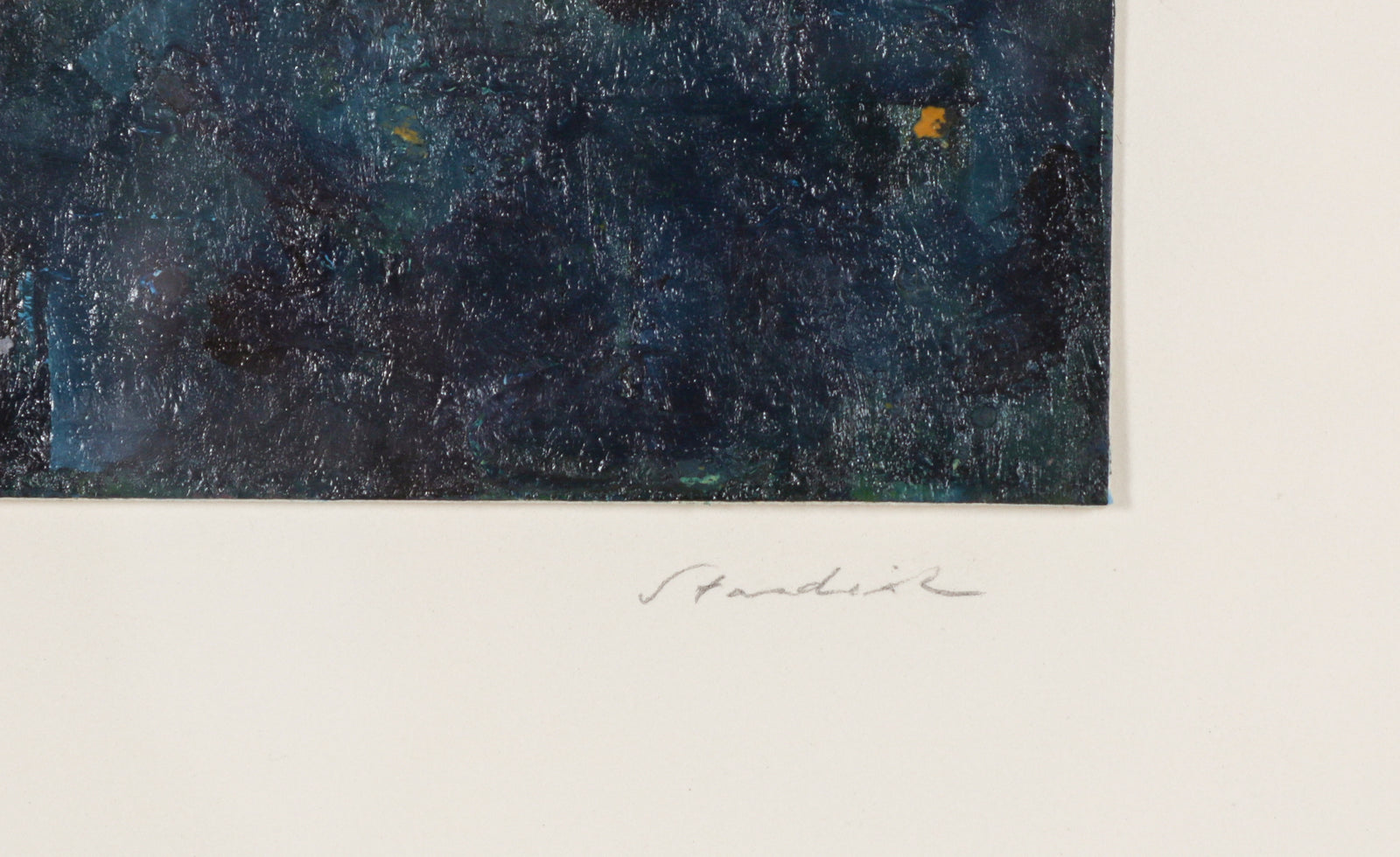 Abstracted Los Angeles Landscape <br>20th Century Oil on Paper <br><br>#B6469