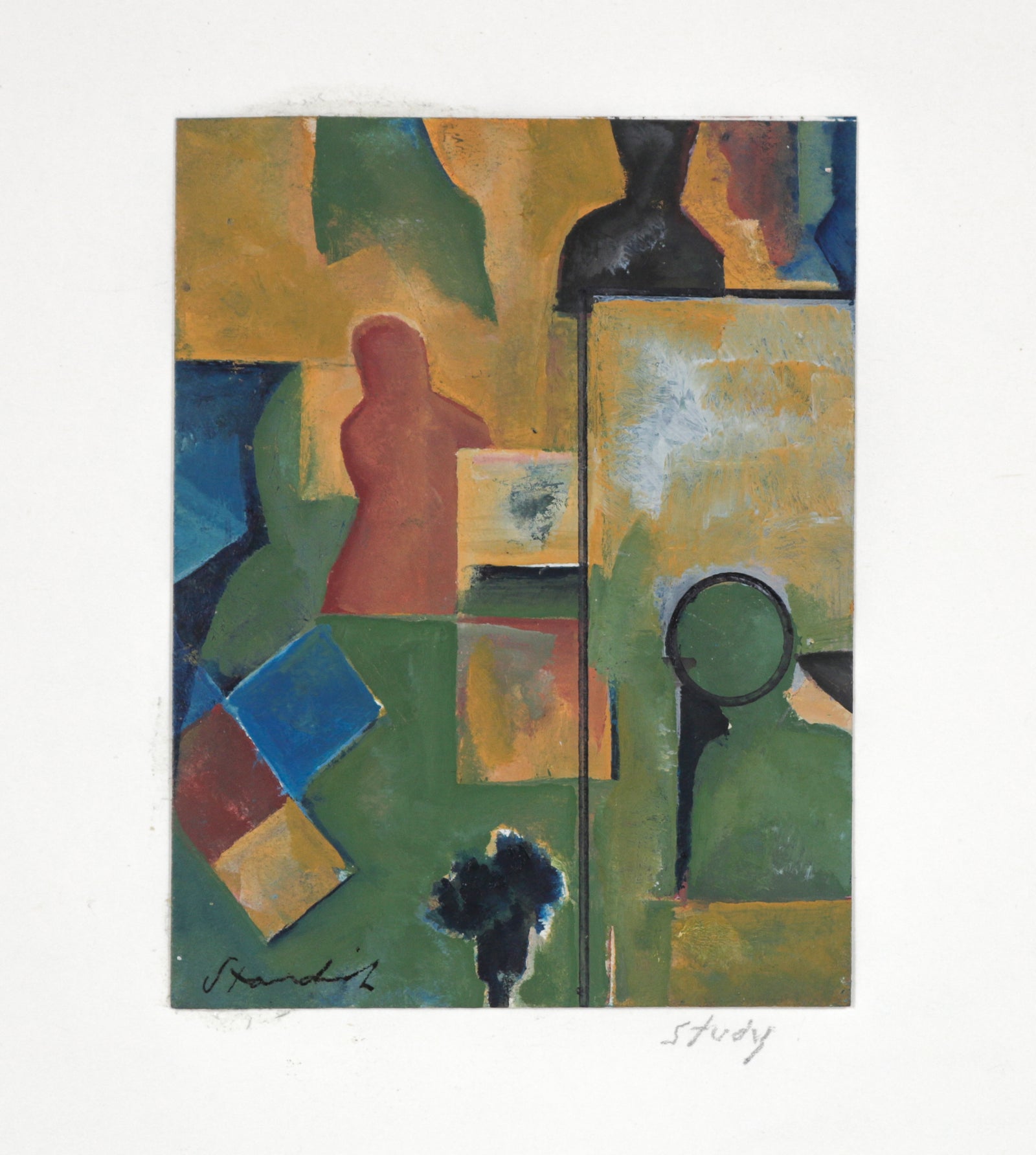 <i>Study</i> <br>2009 Oil on Paper <br><br>#B6471