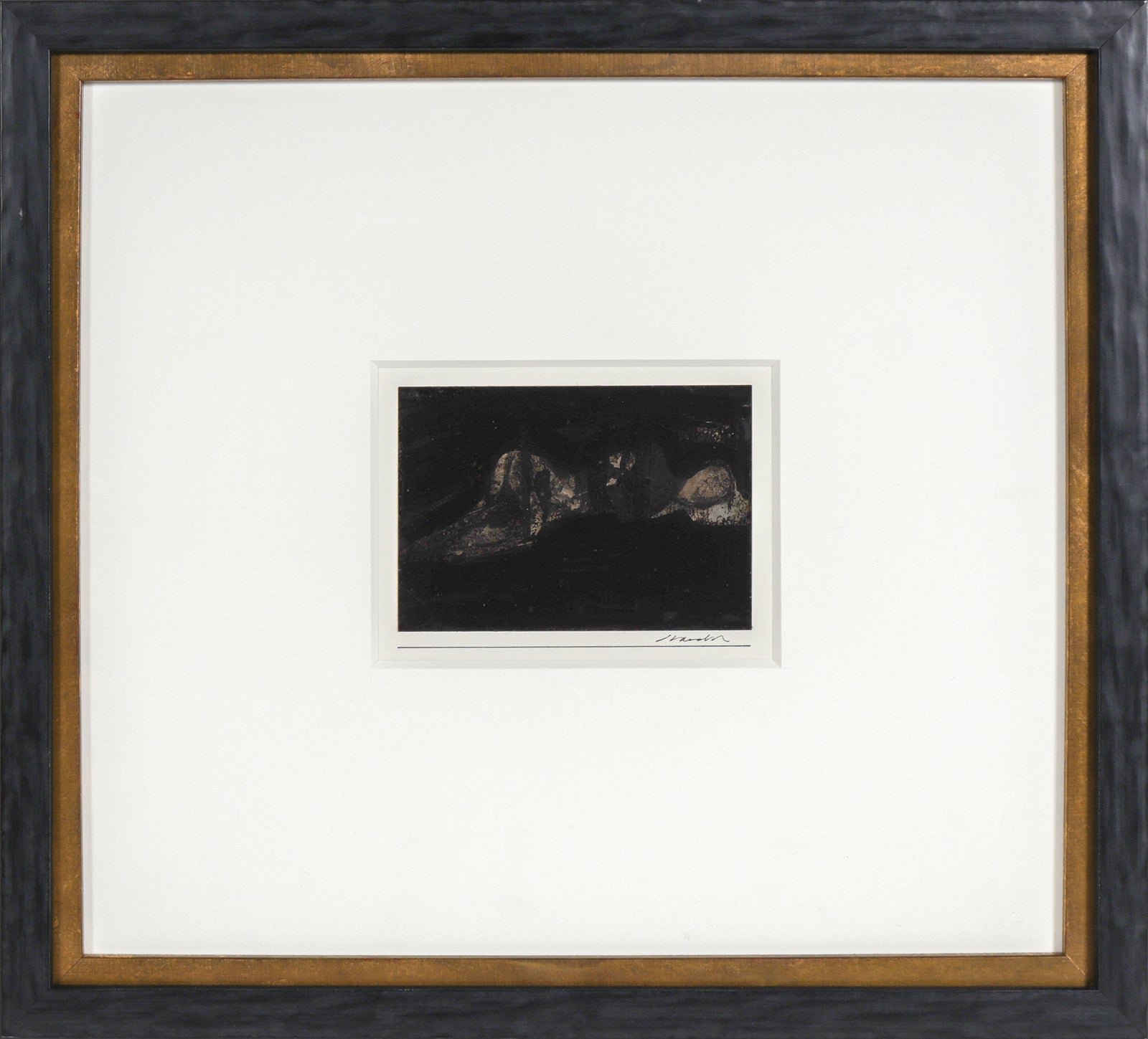 Moody Abstract <br>India Ink on Mylar <br><br>#B6492