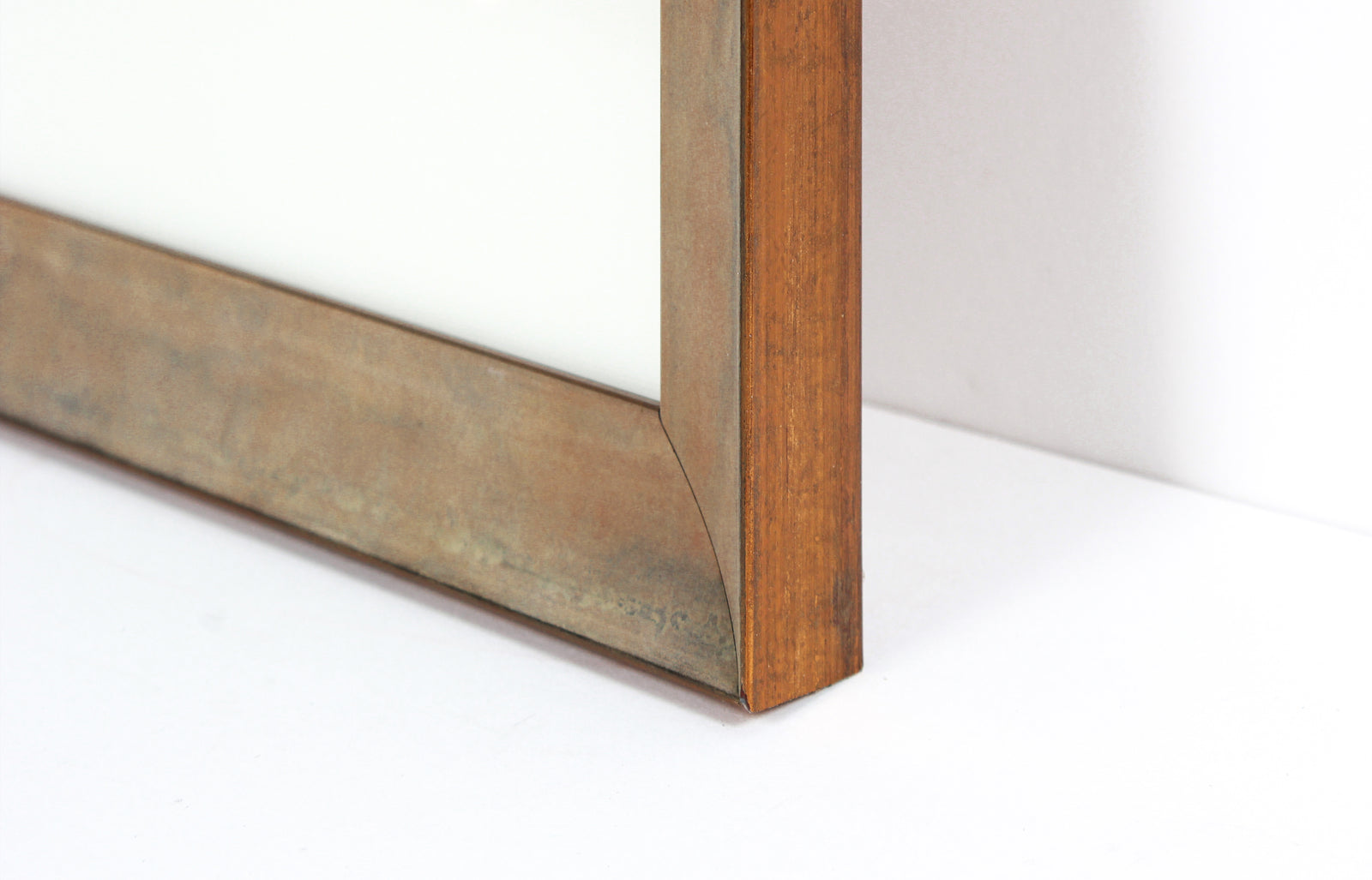 Blue & Black Abstraction <br>1970s Oil on Paper <br><br>#B6497