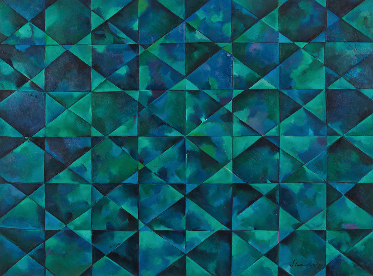 <i>Themes & Variations</i> <br>2007 Oil on Paper <br><br>#B6504