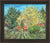 Expressionist Garden Scene <br>2001 Oil <br><br>#B6522