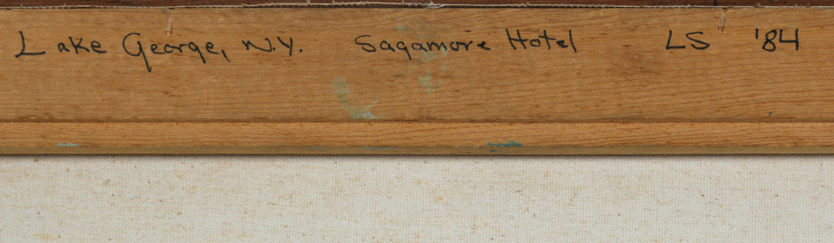 <i>Lake George, WY</i> <br>1984 Acrylic <br><br>#B6551