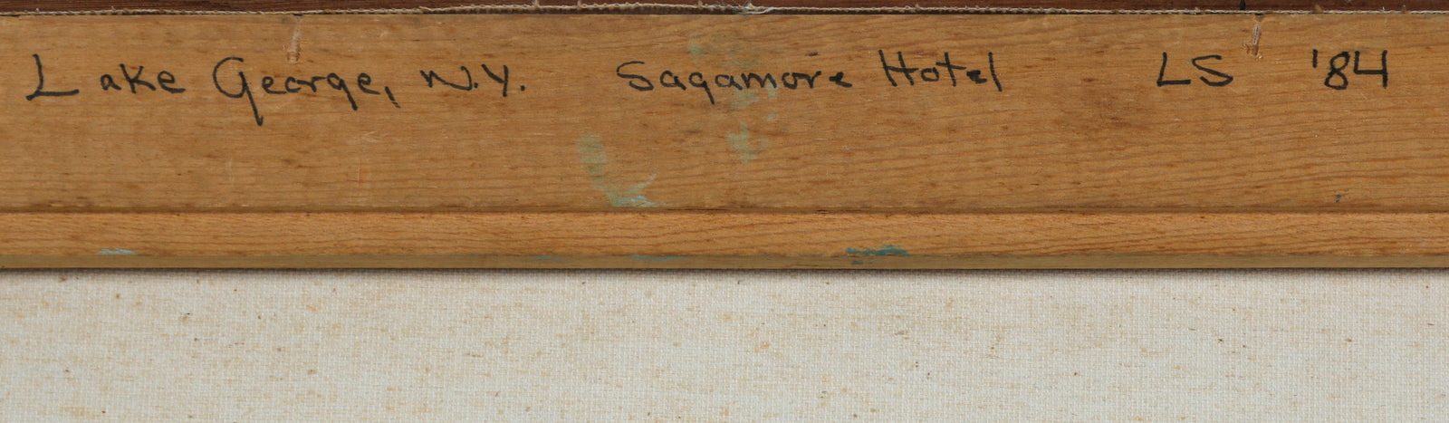 <i>Lake George, WY</i> <br>1984 Acrylic <br><br>#B6551