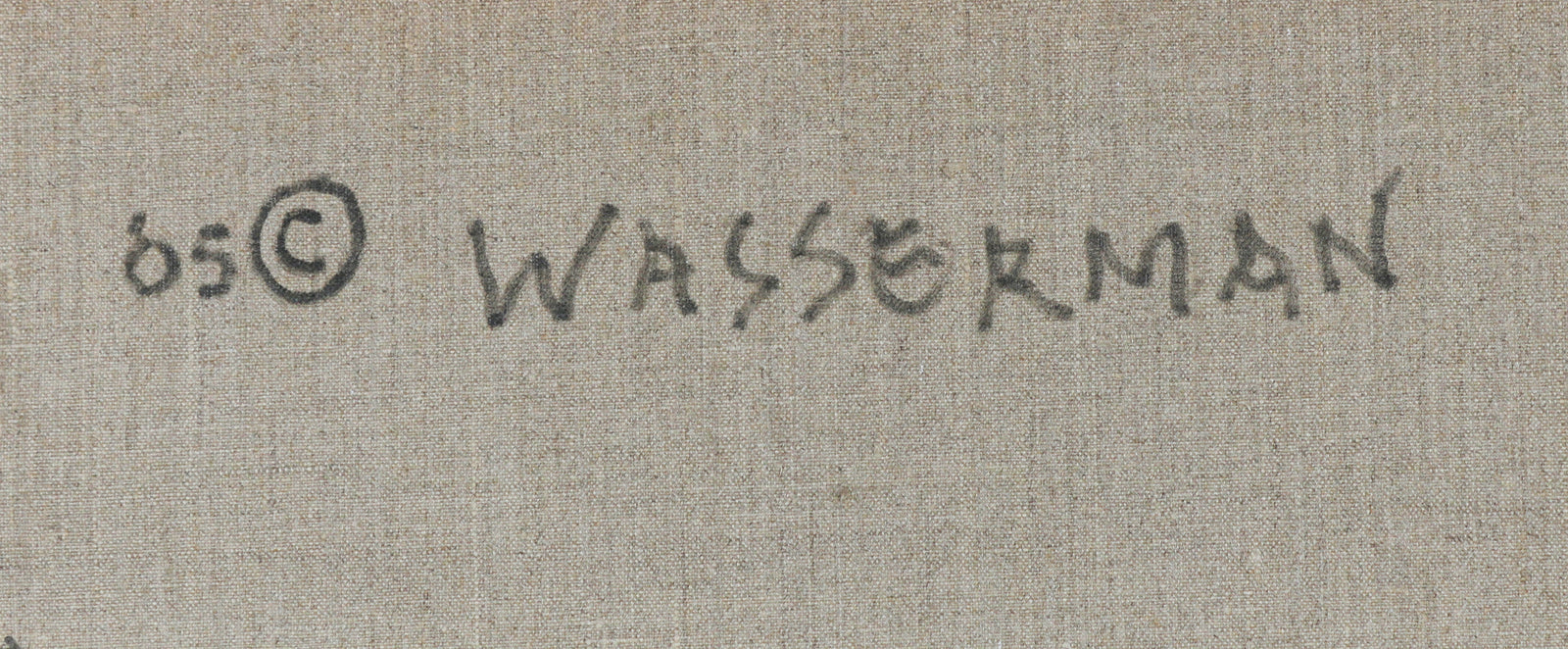 Three Cubist Figures <br>20th Century Oil <br><br>#B6595