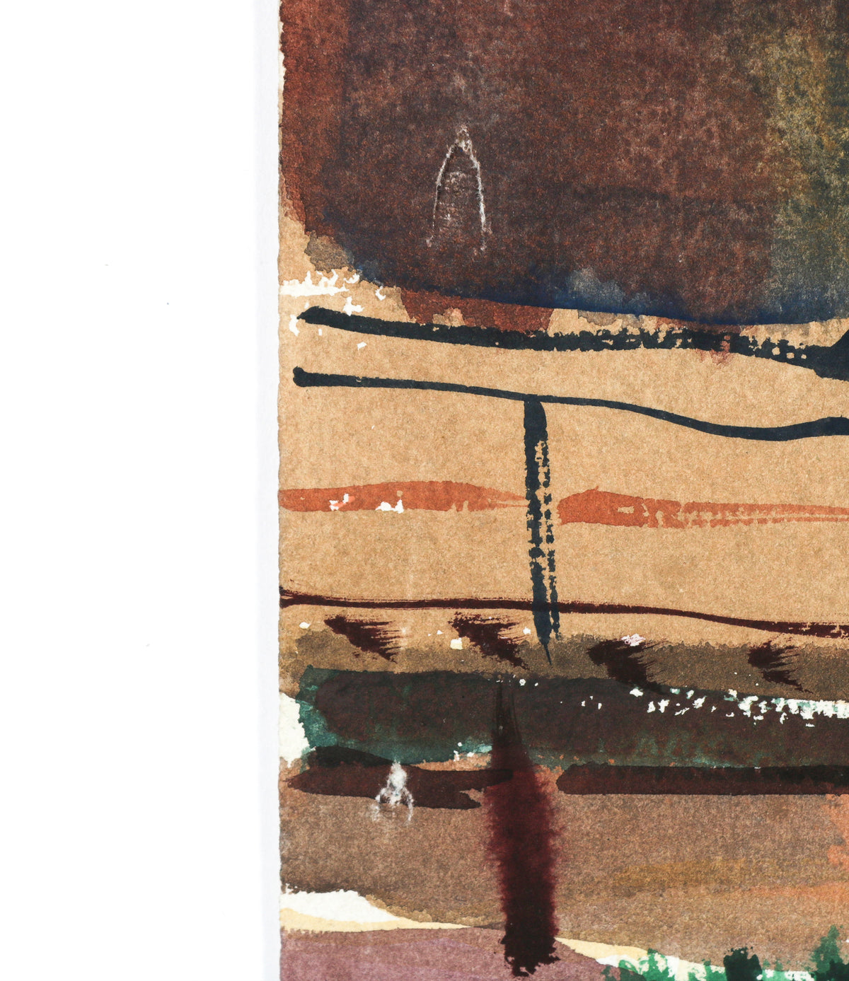 <i>Letey</i> <br>1945 Watercolor <br><br>#B6616