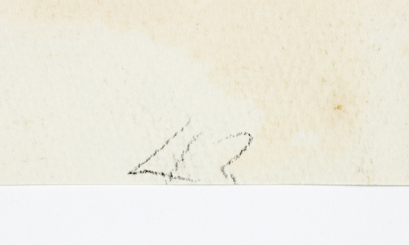 Modernist Neighborhood Scene <br>1943 Watercolor <br><br>#B6639