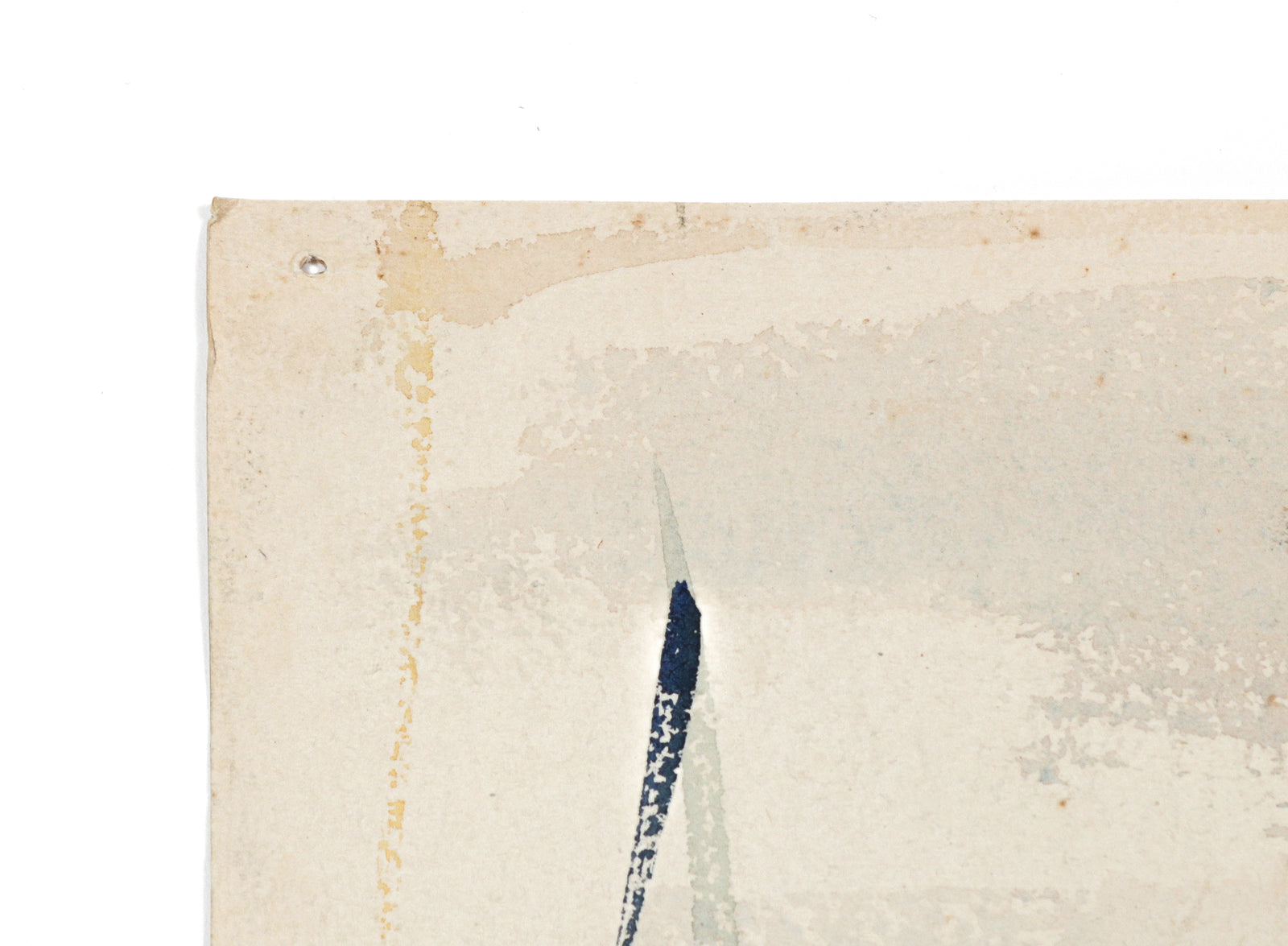 Abstracted Boats at Harbor <br>Mid 1940s Watercolor <br><br>#B6666