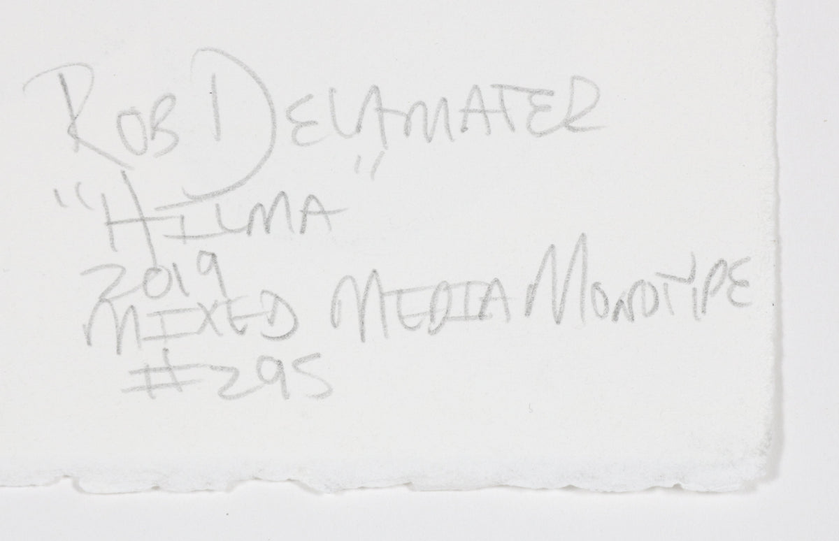 <i>Hilma</i> <br>2019 Mixed Media Monotype <br><br>#B6815