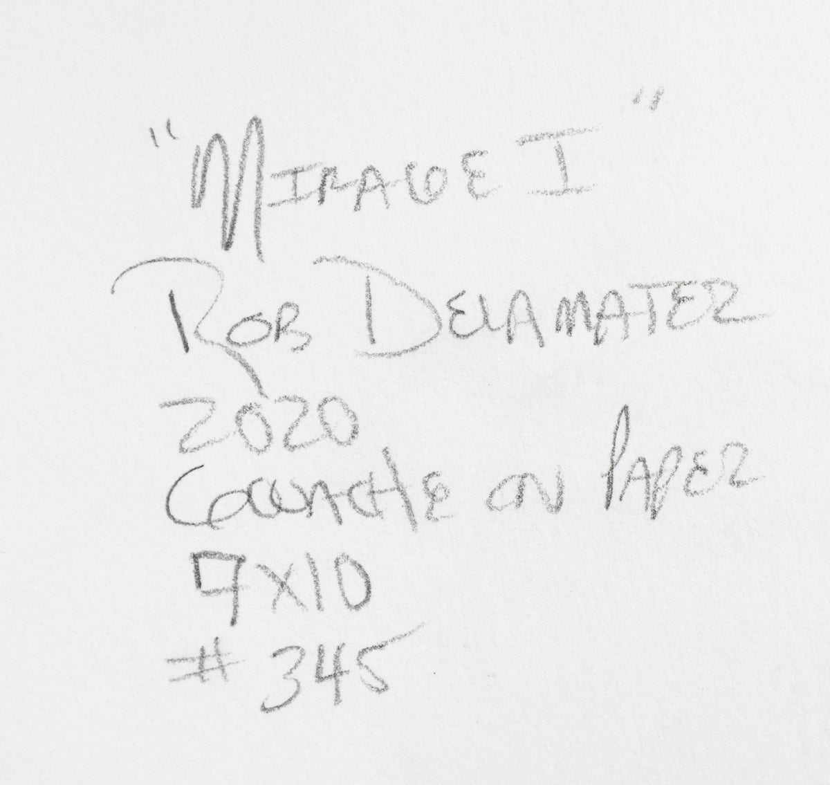 <i>Mirage I</i> <br>2020 Gouache <br><br>#B6834