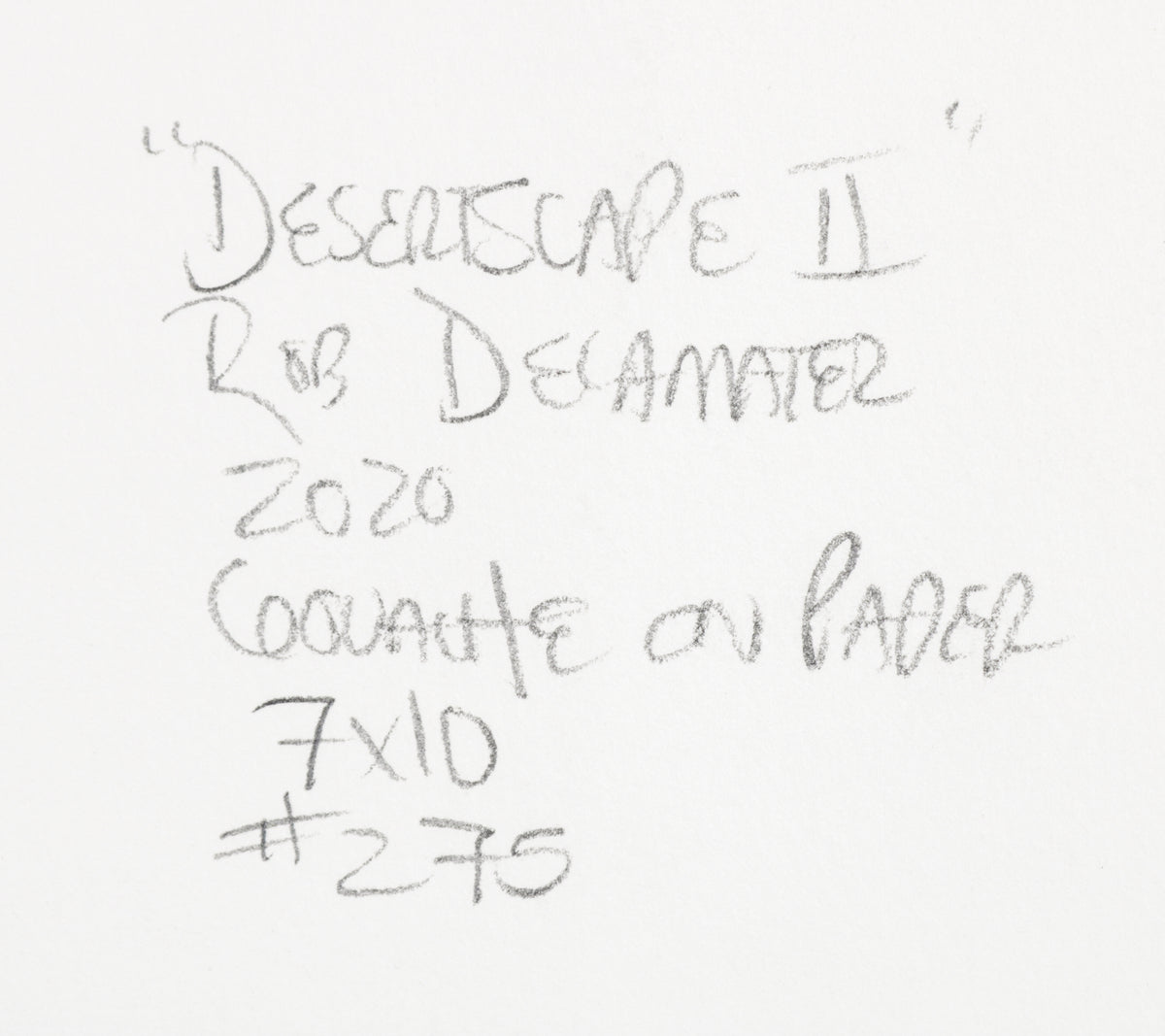 <i>Desertscape II</i> <br>2020 Gouache <br><br>#B6840