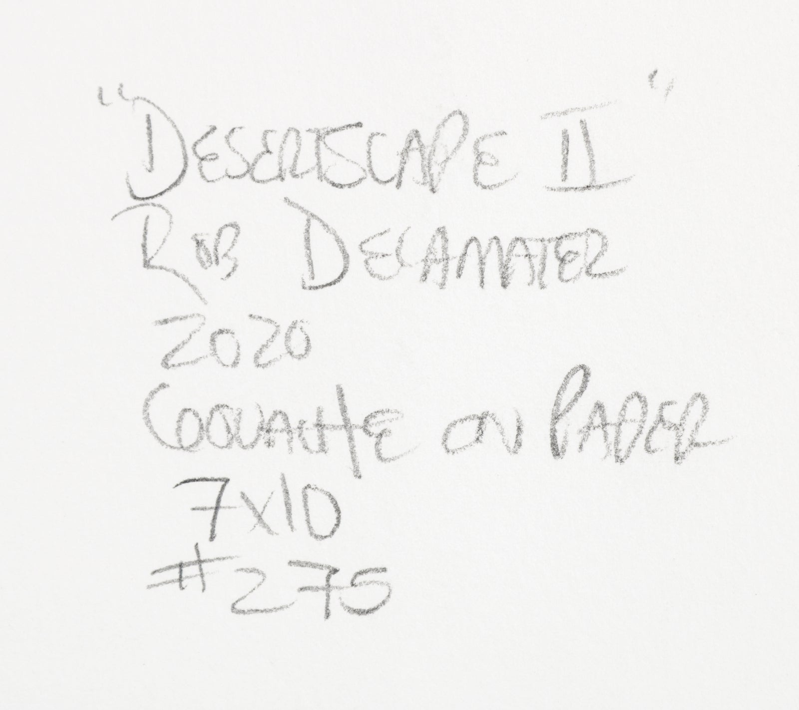 <i>Desertscape II</i> <br>2020 Gouache <br><br>#B6840