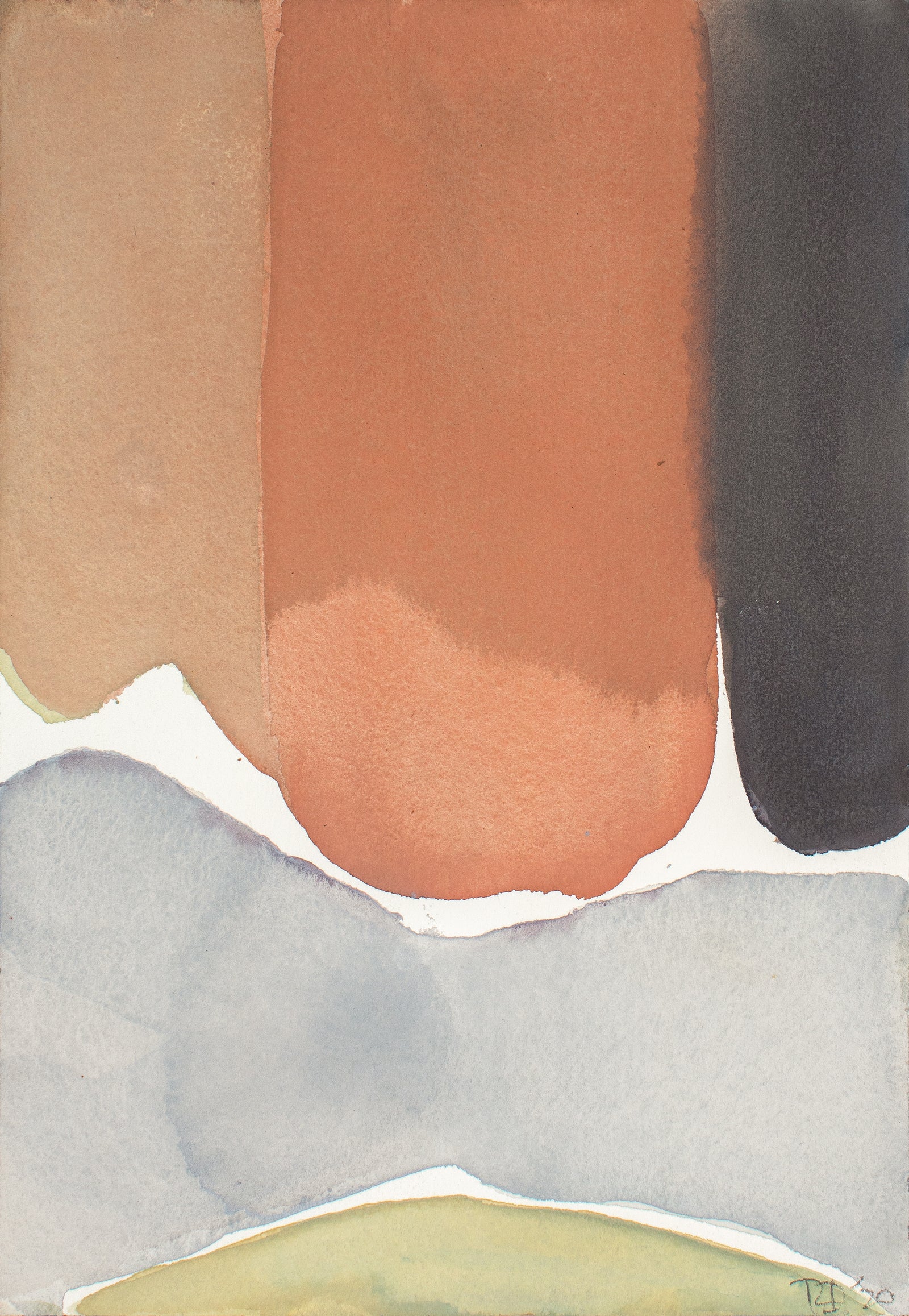 <i>Desertscape I</i> <br>2020 Gouache <br><br>#B6843