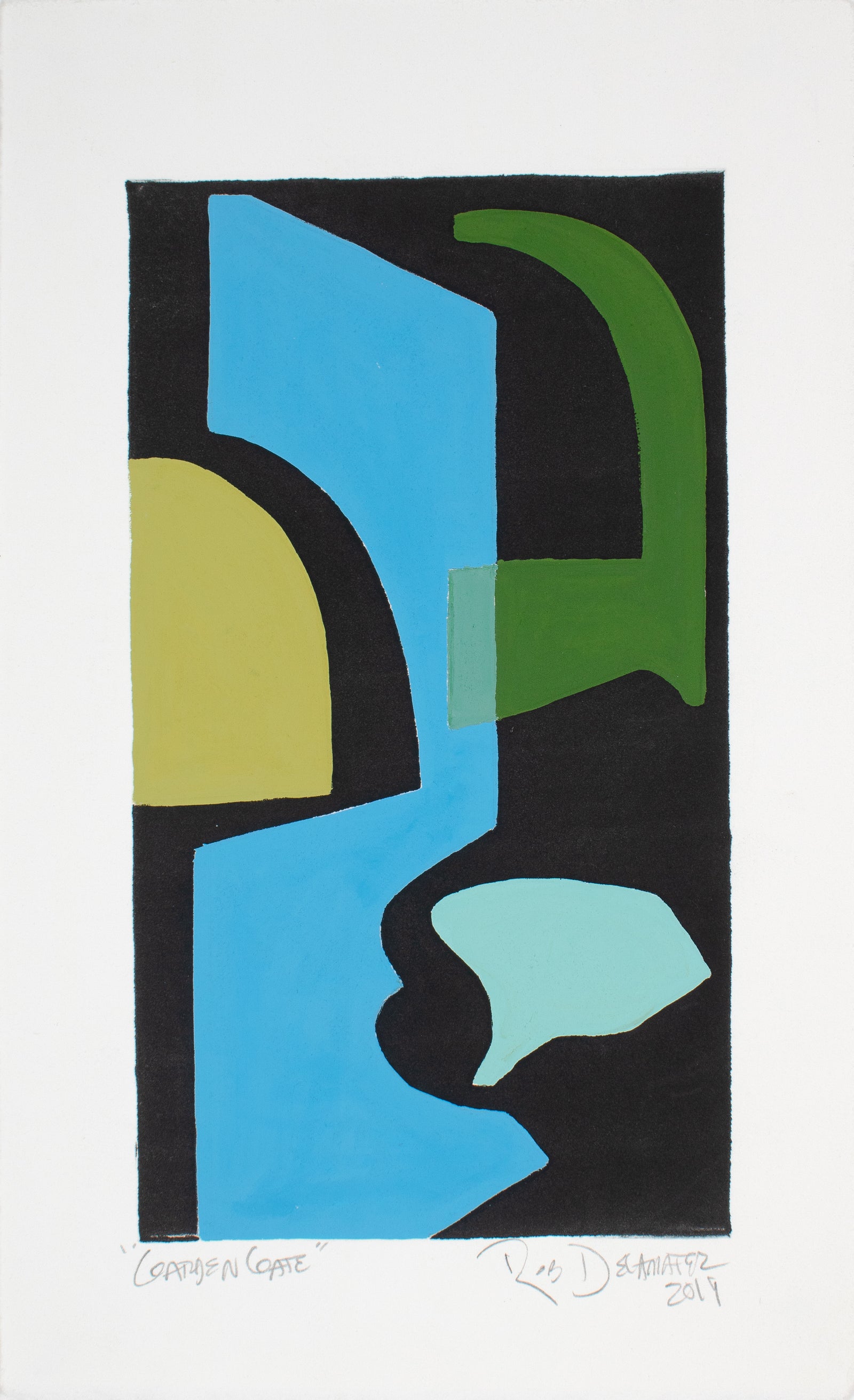 <i>Garden Gate</i> <br>2019 Gouache <br><br>#B6850