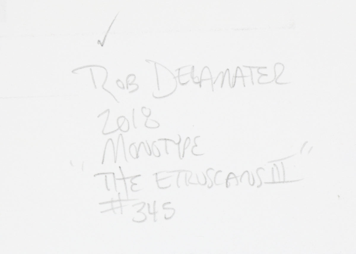 <i>The Etruscans III</i> <br>2018 Monotype <br><br>#B6857