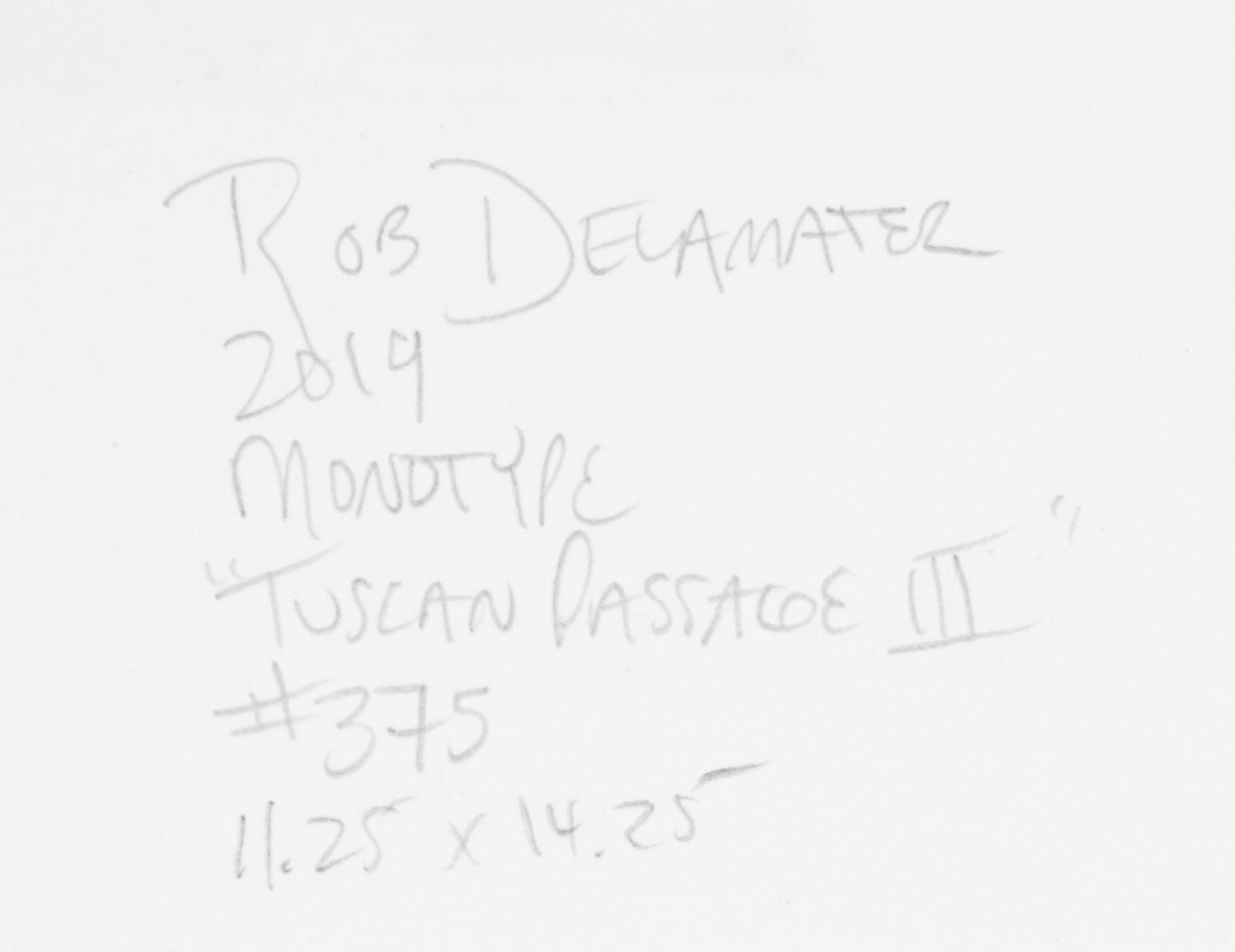 <i>Tuscan Passage III</i> <br>2019 Monotype <br><br>#B6861