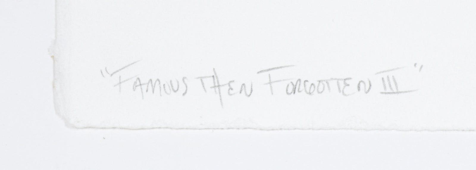 <i>Famous the Forgotten III</i> <br>2018 Mixed Media Collage <br><br>#B6865