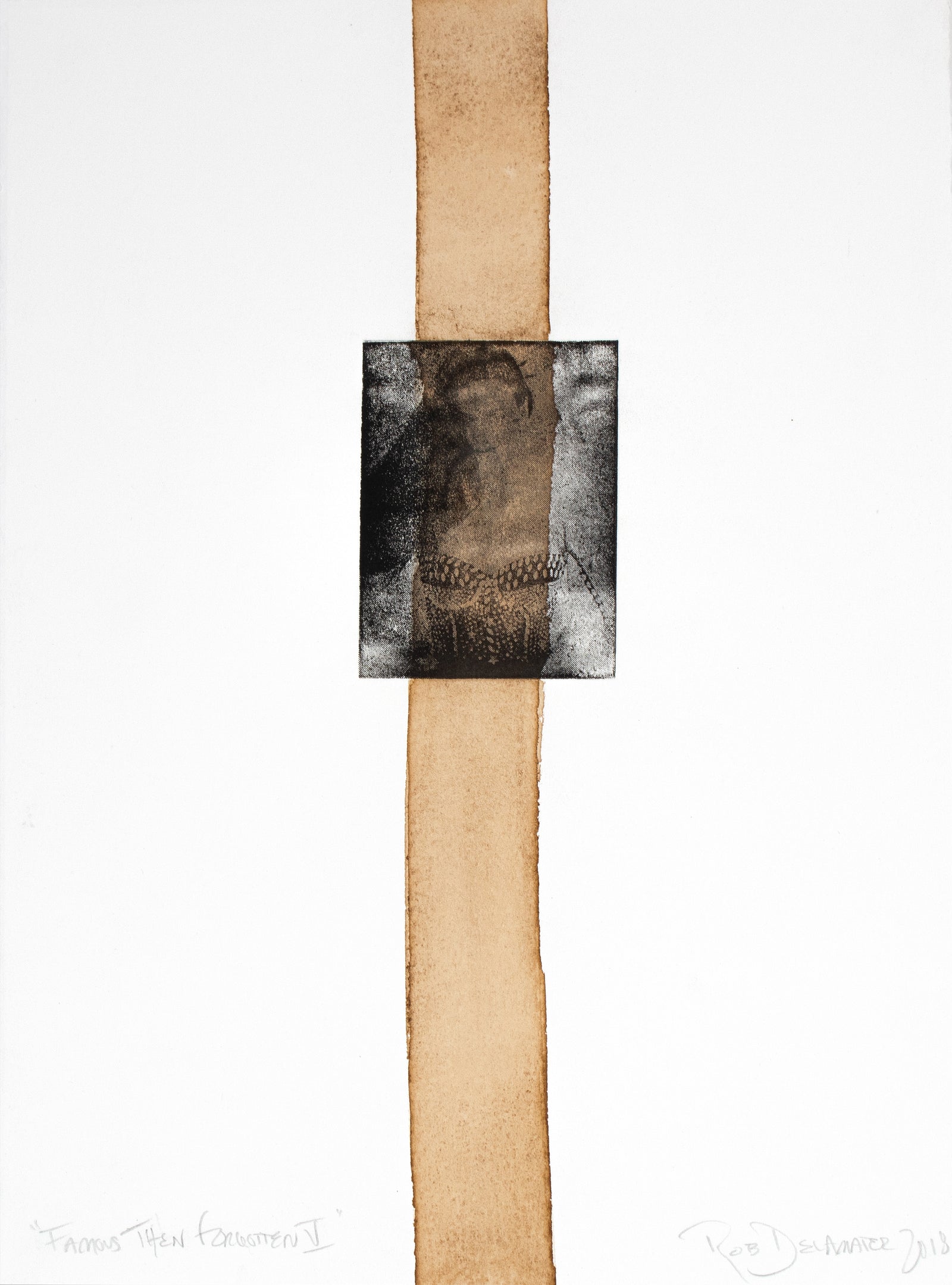 <i>Famous the Forgotten IV</i> <br>2018 Mixed Media Collage <br><br>#B6874