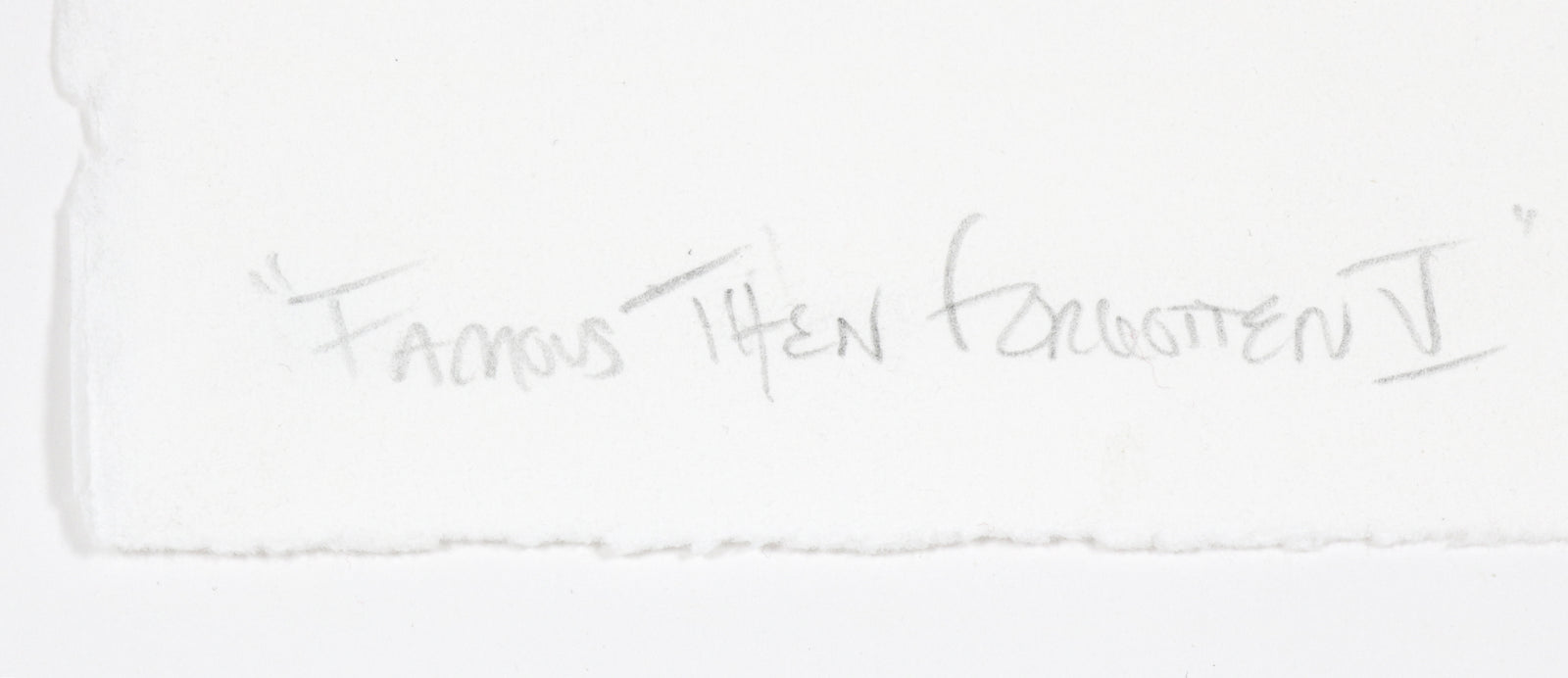 <i>Famous the Forgotten IV</i> <br>2018 Mixed Media Collage <br><br>#B6874