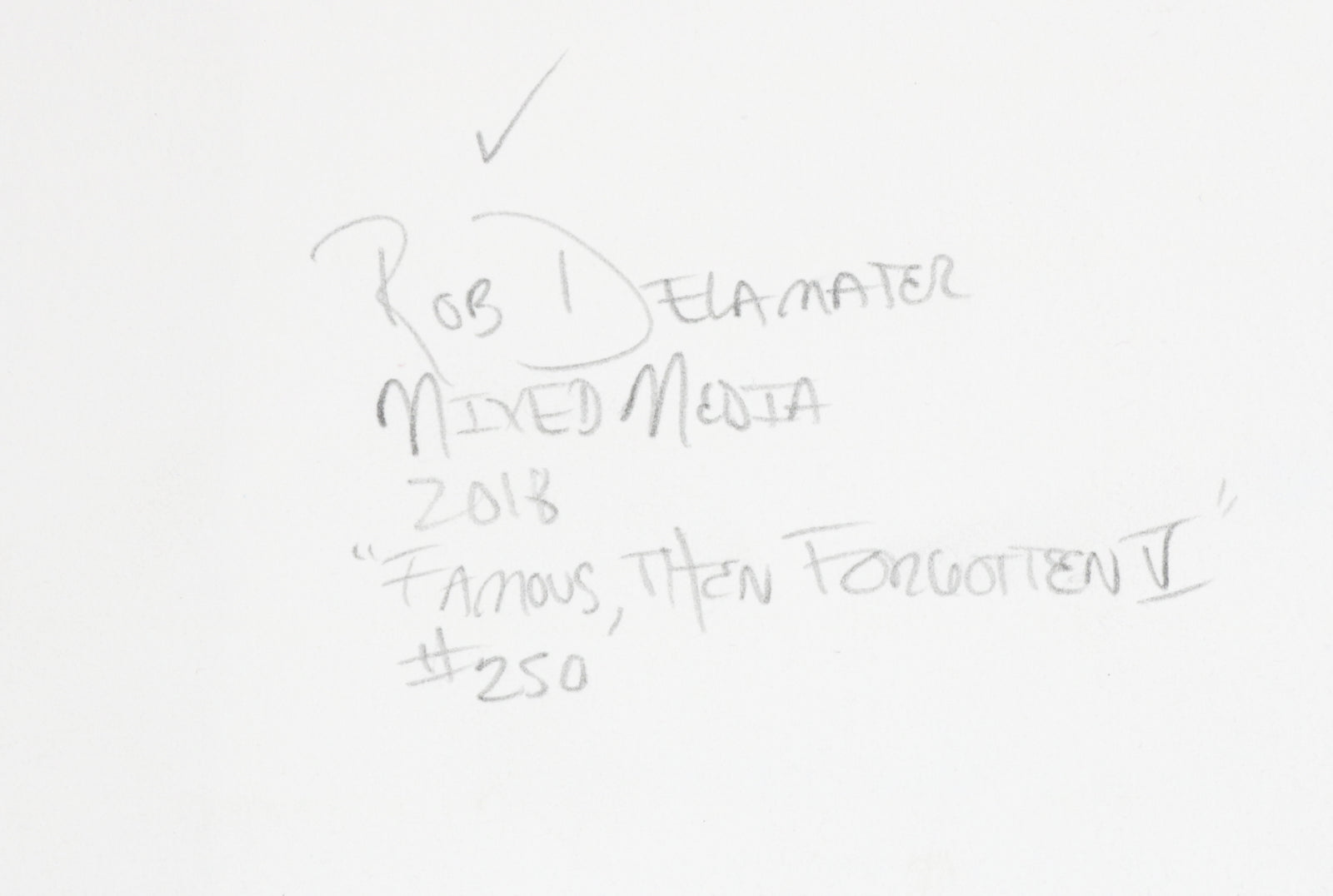 <i>Famous the Forgotten IV</i> <br>2018 Mixed Media Collage <br><br>#B6874