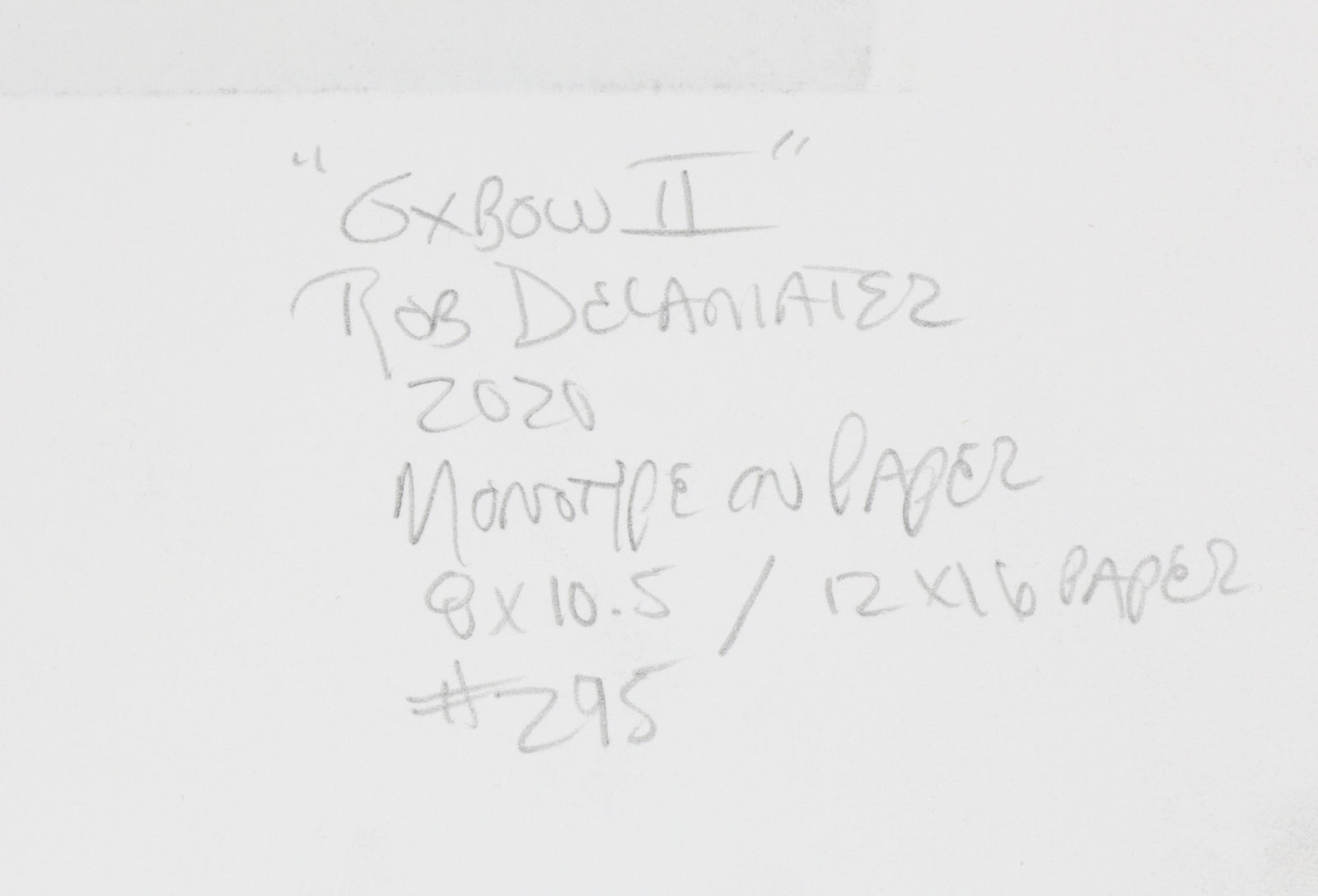 <i>Oxbow II</i> <br>2020 Monotype <br><br>#B6892