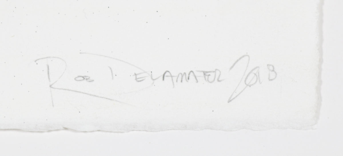 <i>White Forms</i> <br>Mixed Media Monotype with Embossing <br><br>#B6899