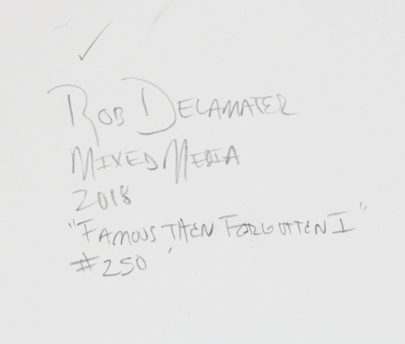 <i>Famous the Forgotten I</i> <br>2018 Mixed Media Collage <br><br>#B6902