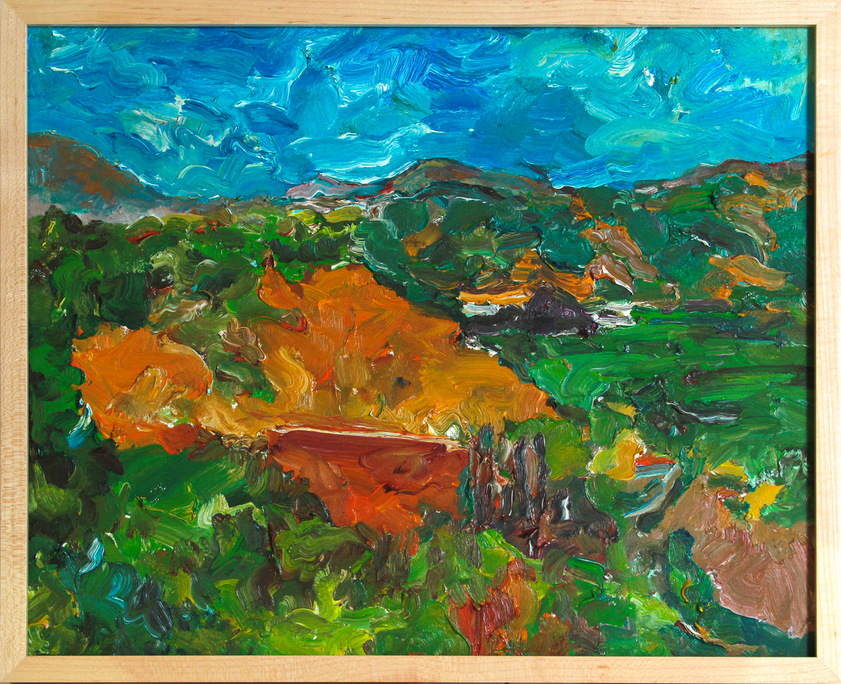 Expressionist California Landscape &lt;br&gt;2001 Oil &lt;br&gt;&lt;br&gt;#B7535