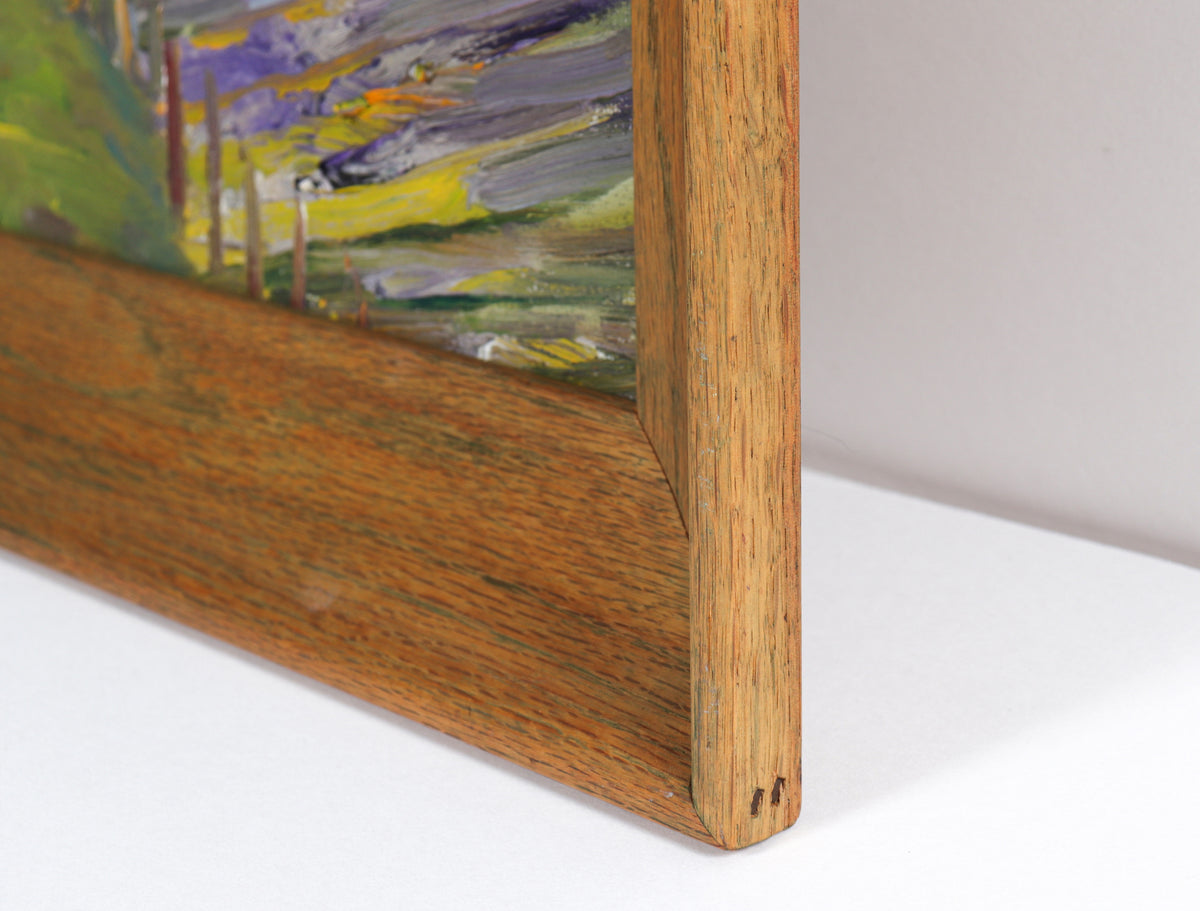 Expressionist California Landscape <br>2002 OIl <br><br>#C0015