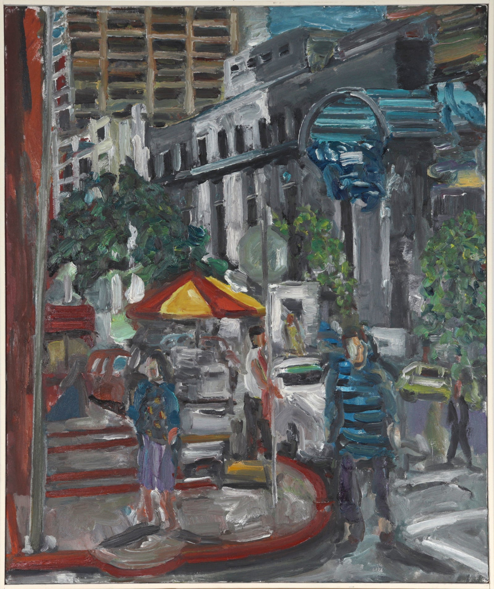 <i>Rincon Hill, SF CA</i> <br>1972 Oil <br><br>#C0016