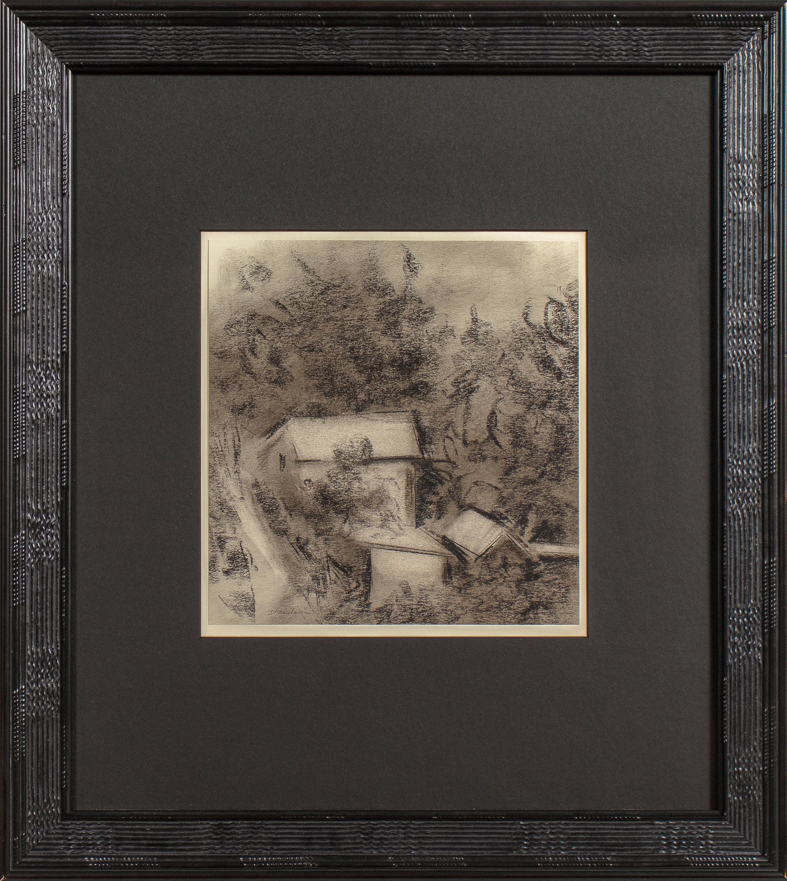 Moody Los Angeles Hillside <br>20th Century Charcoal <br><br>#C0058