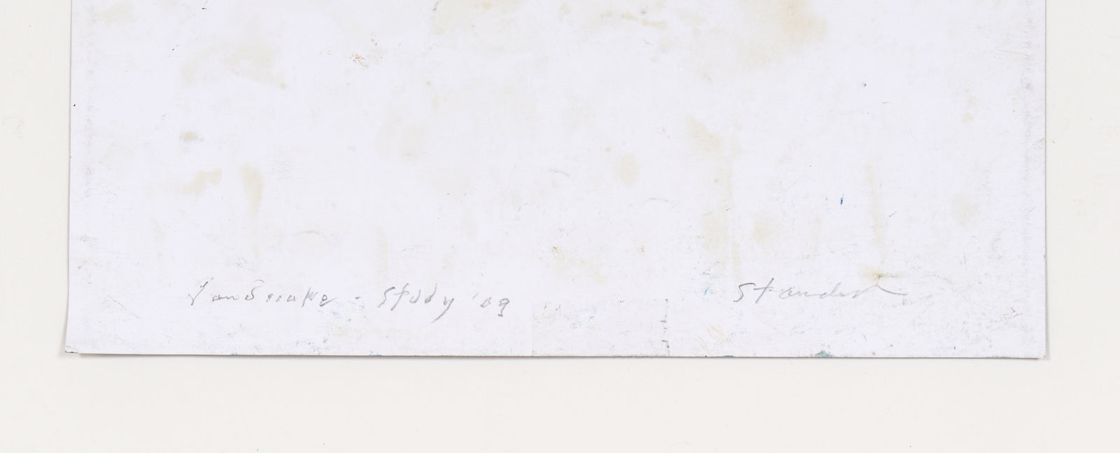 Vivid Abstracted Landscape <br>2009 Oil on Paper <br><br>#C0069