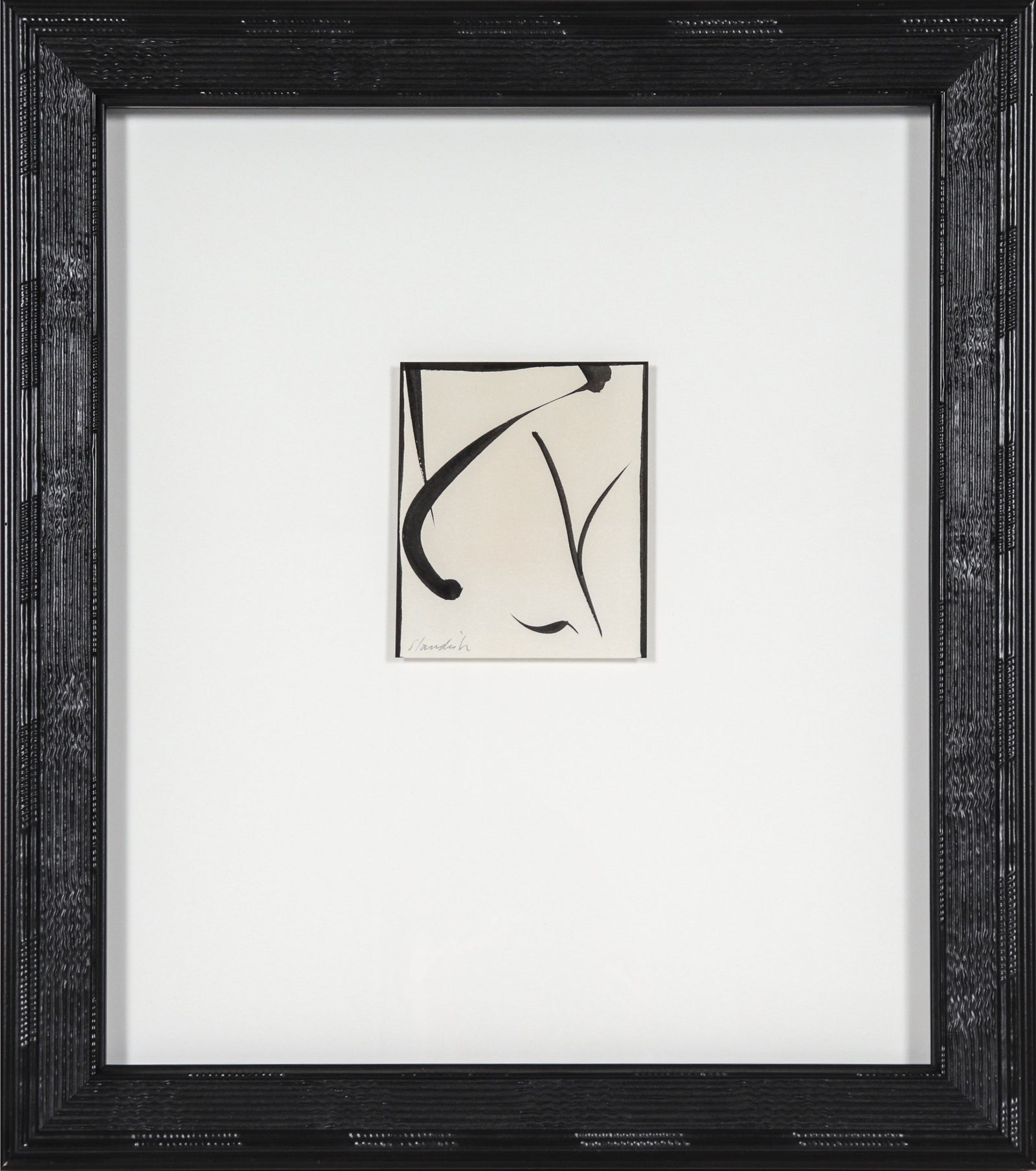 Brushstroke Abstract <br>20th Century Ink <br><br>#C0074