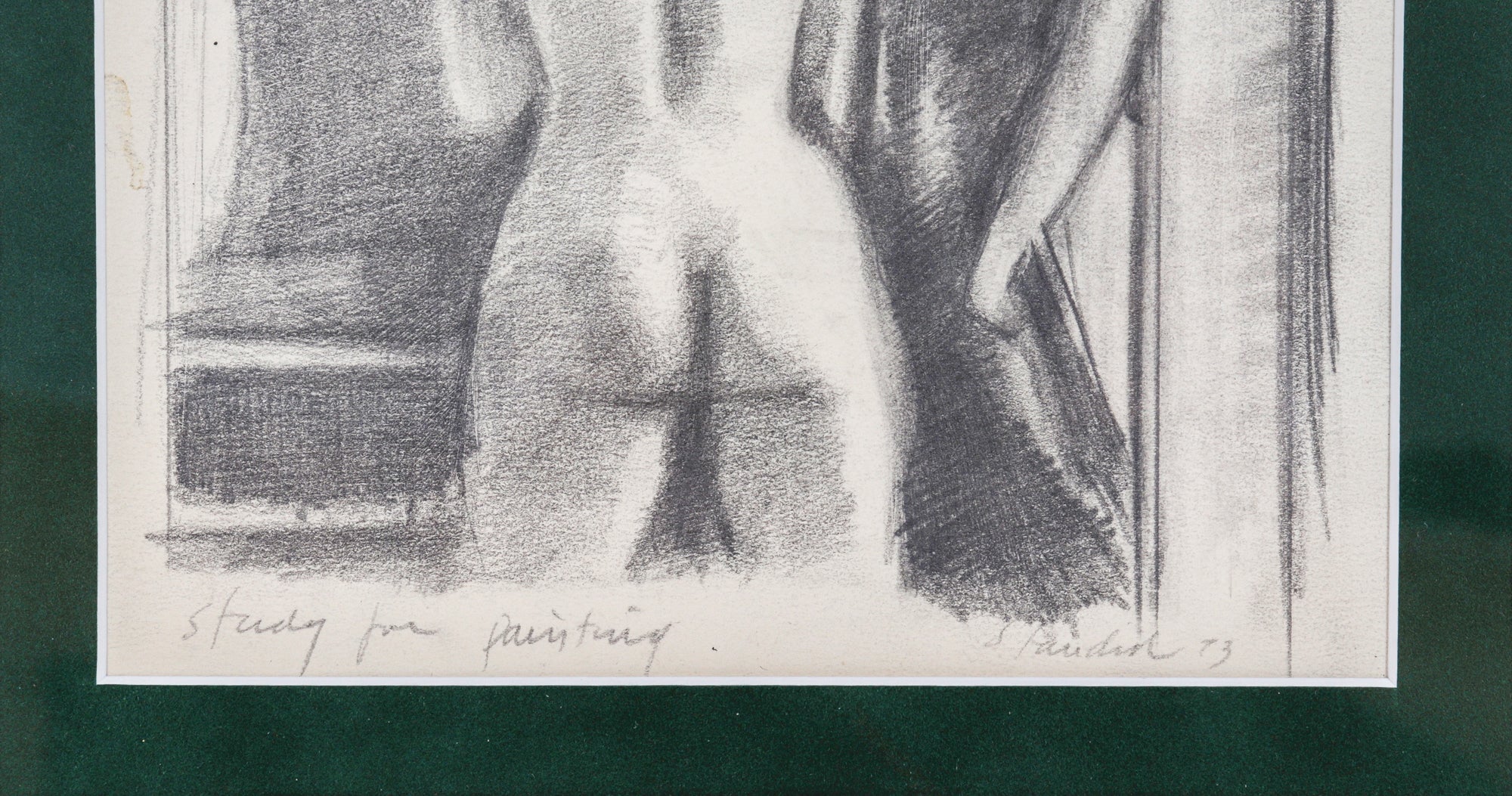 <i>Study for Painting</i> <br>1973 Graphite <br><br>#C0103