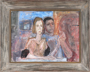 <i>For The Couple (Firenze)</i> <br>Mid Century Oil <br><br>#C0120