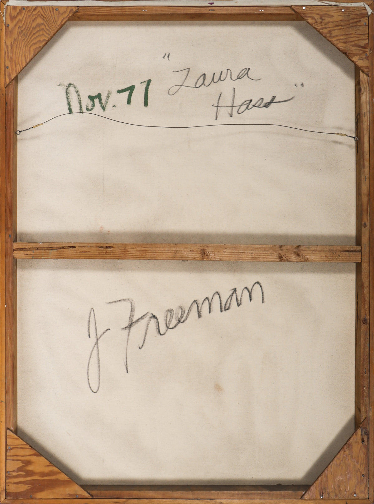 <i>Laura Hass</i> <br>1977 Oil <br><br>#C0128