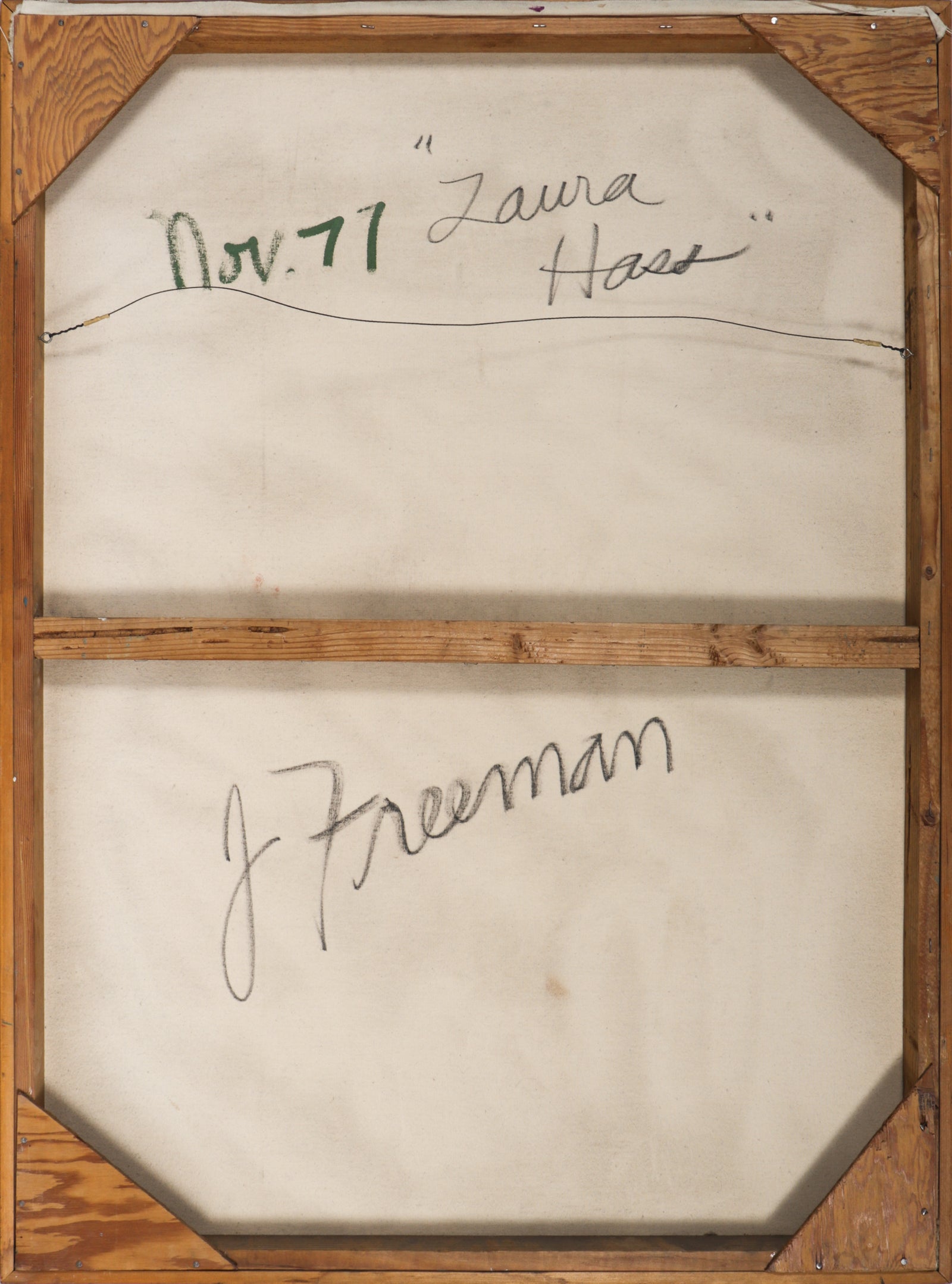 <i>Laura Hass</i> <br>1977 Oil <br><br>#C0128