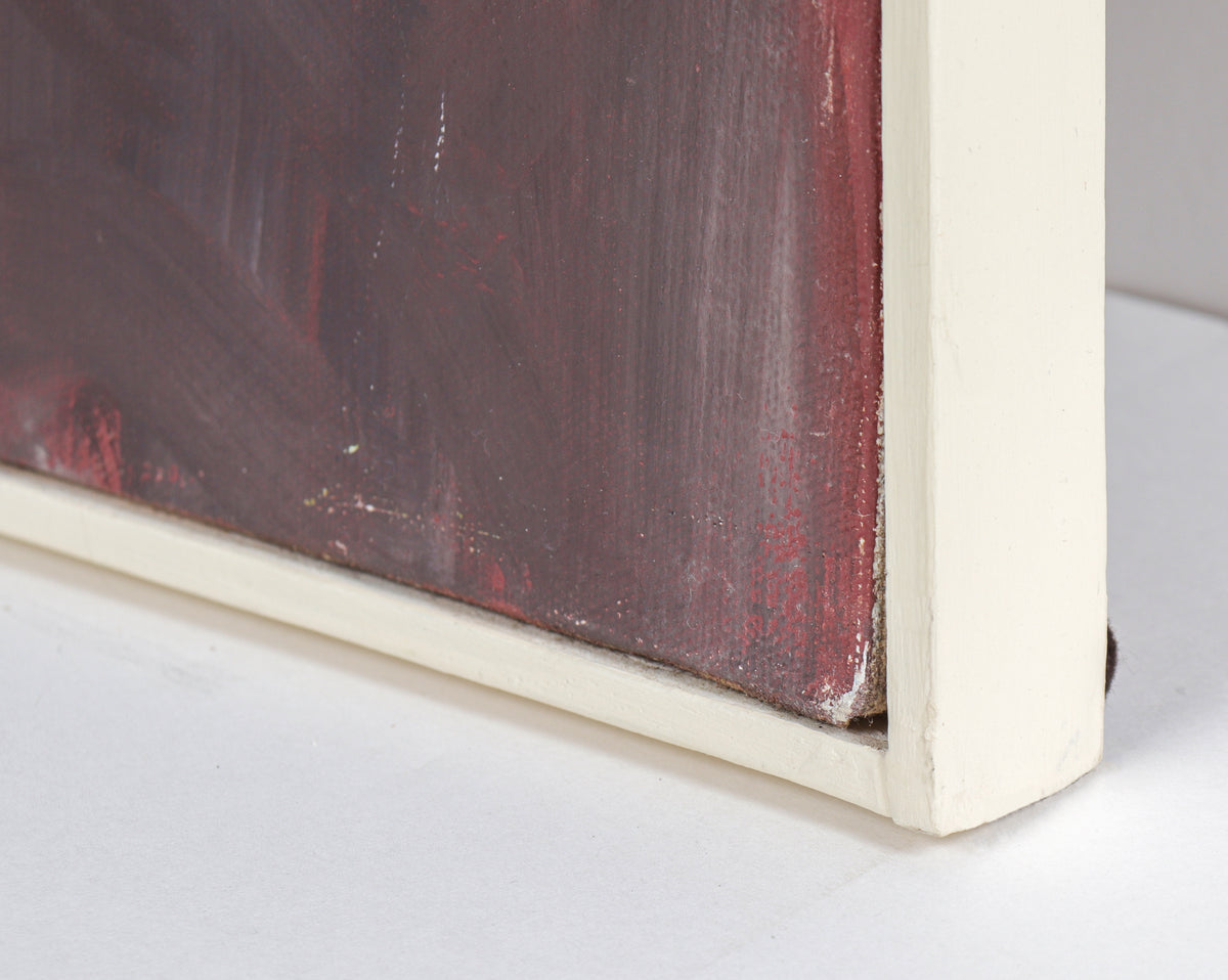 Abstracted Figures & Window Scene <br>20th Century OIl<br><br>#C0144