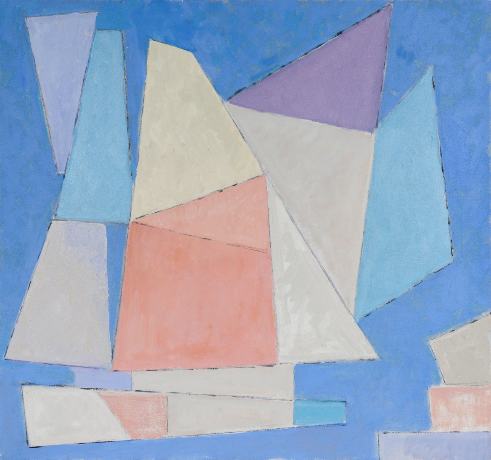 Trapezoid Study <br>20th Century Oil <br><br>#C0188