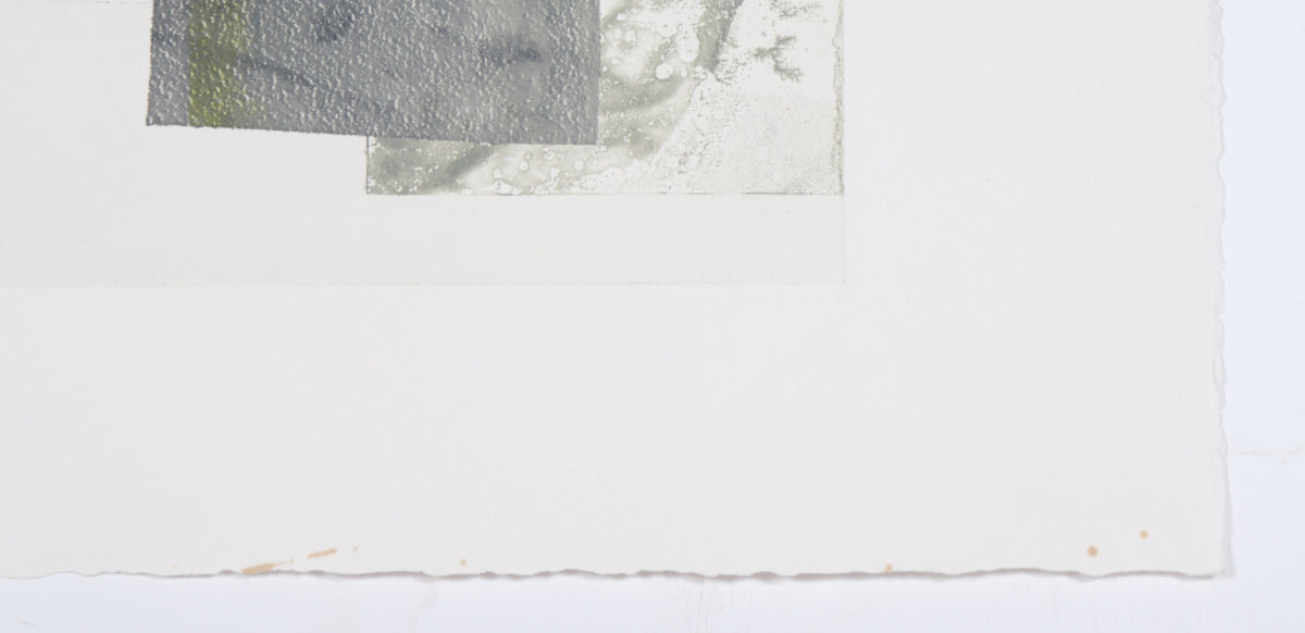 Loose & Geometric Abstract <br>20th Century Monotype<br><br>#C0250