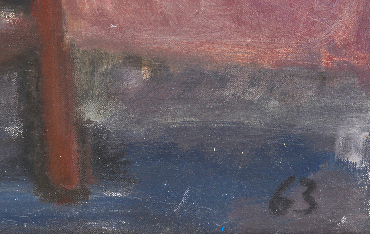 Seated Male Portrait <br>1963 Acrylic <br><br>#C0393