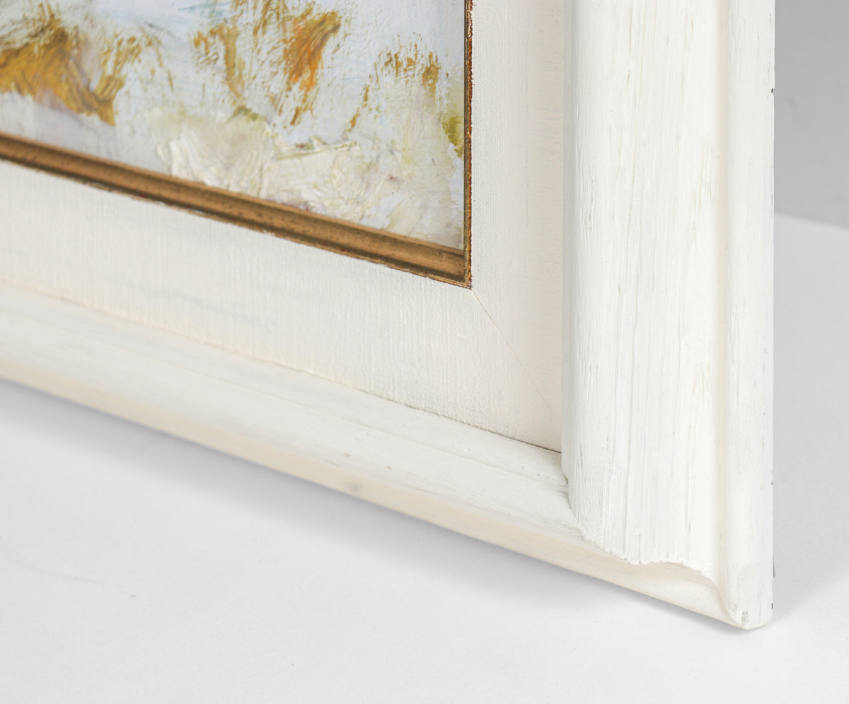 Winter Forest Scene <br>1970 Oil <br><br>#C0398