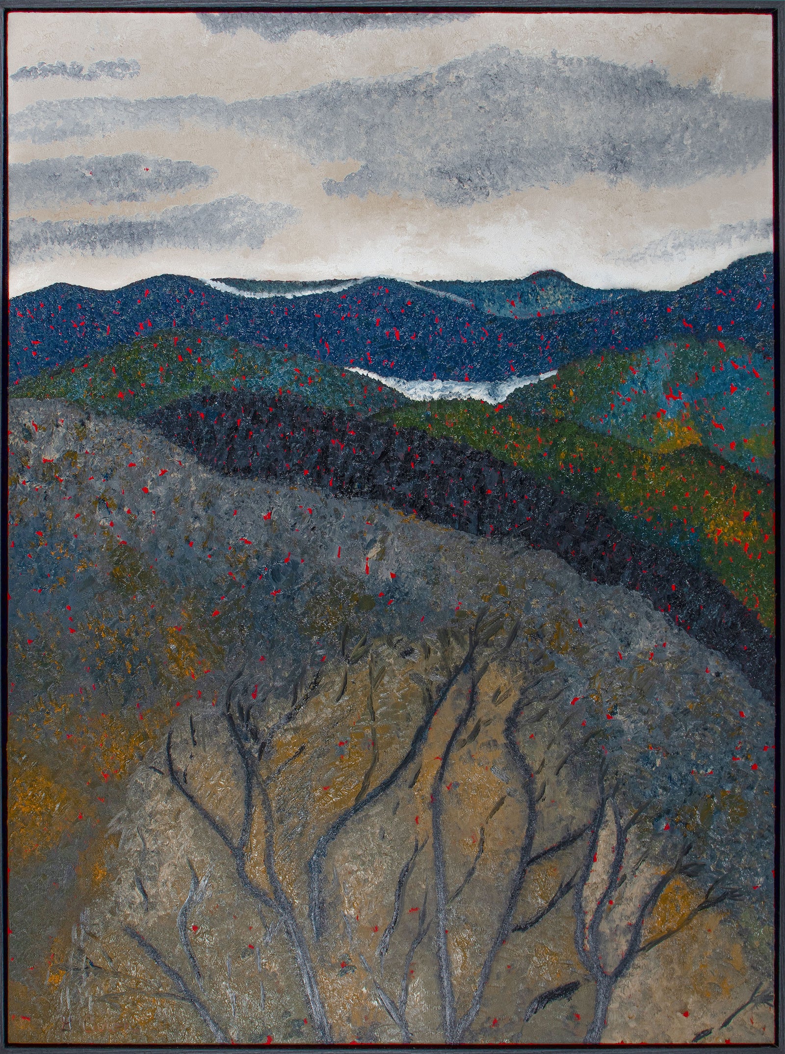 <i>Rouge Feu</i> <br>2021 Oil <br><br>#C0462