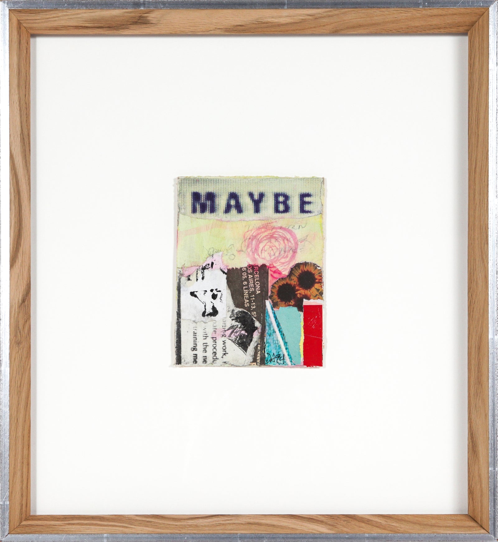 <i>Maybe</i> <br>1994 Collage <br><br>#C0483