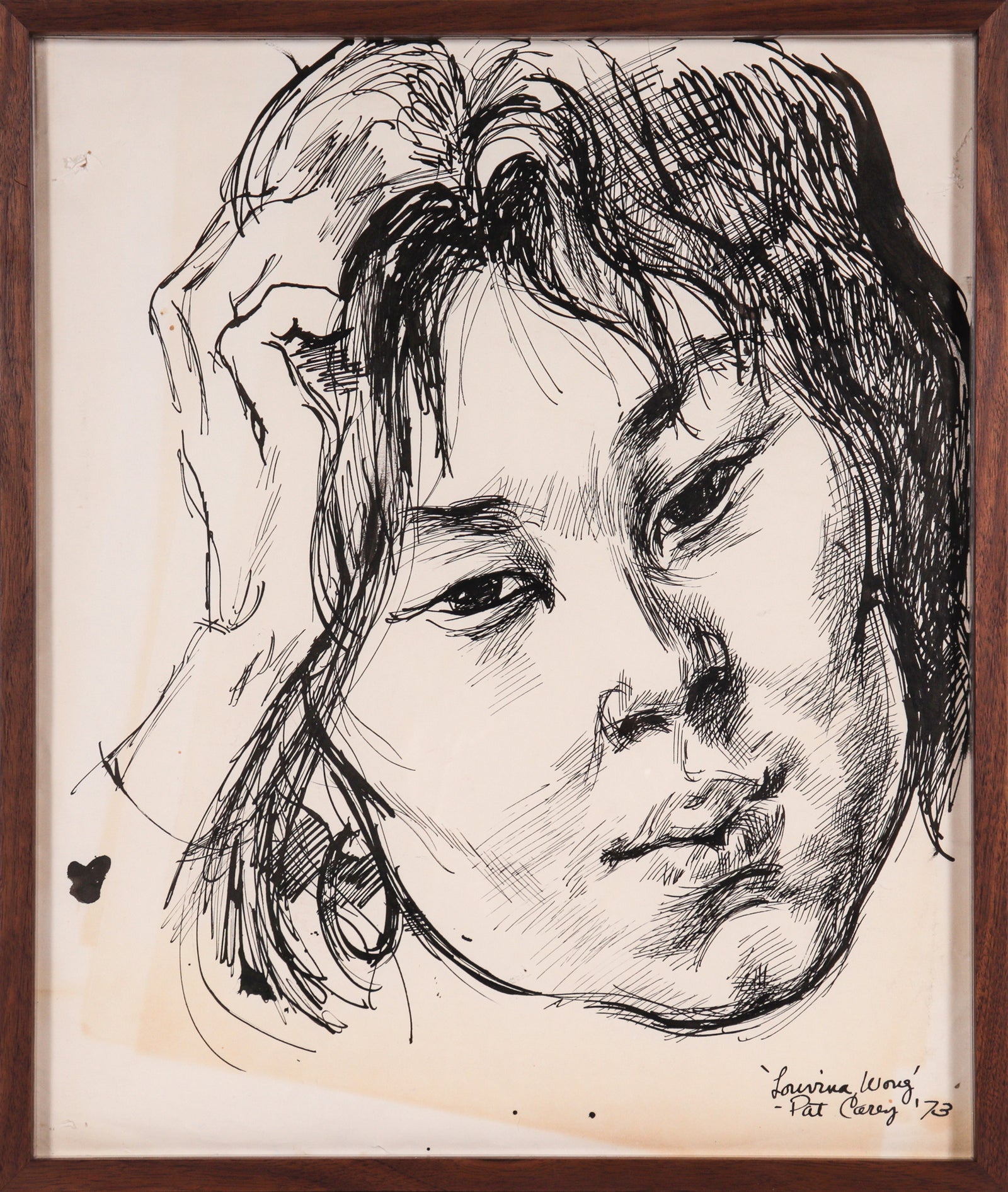 <i>Louvina Wong</i> <br>1973 Ink <br><br>#C0489