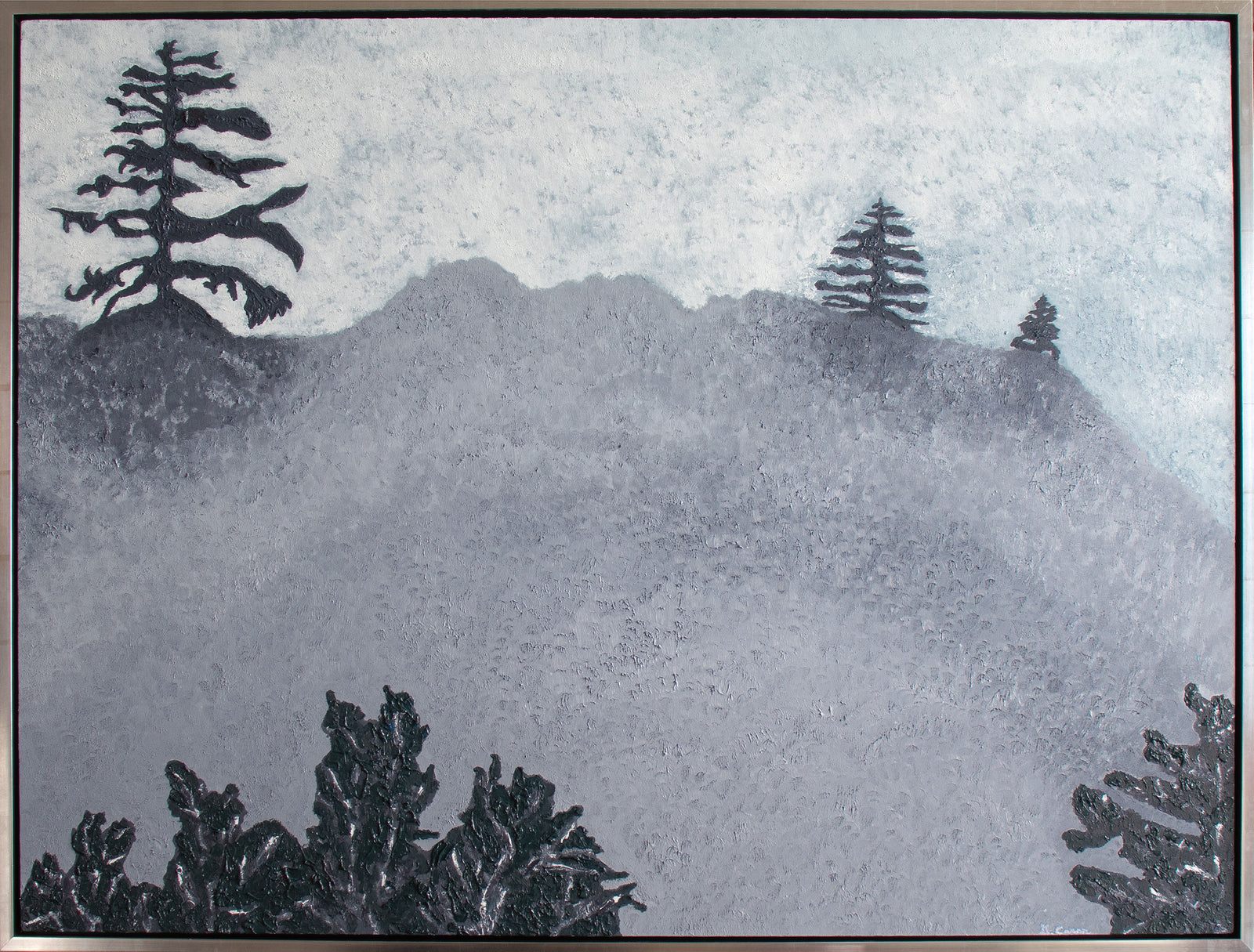 <i>Snow Fog</i> <br>2022 Oil <br><br>#C0498