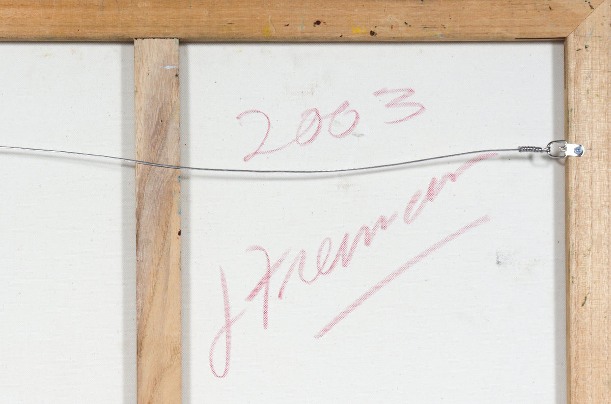 Expressionist California Hillside <br>2003 Oil <br><br>#C0621