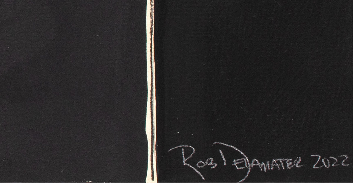 <I>Achilles, Patroclus and Briseis III</I> <br>2022 Hand-Mixed Pigment & Coffee on Paper <br><br>#C0630