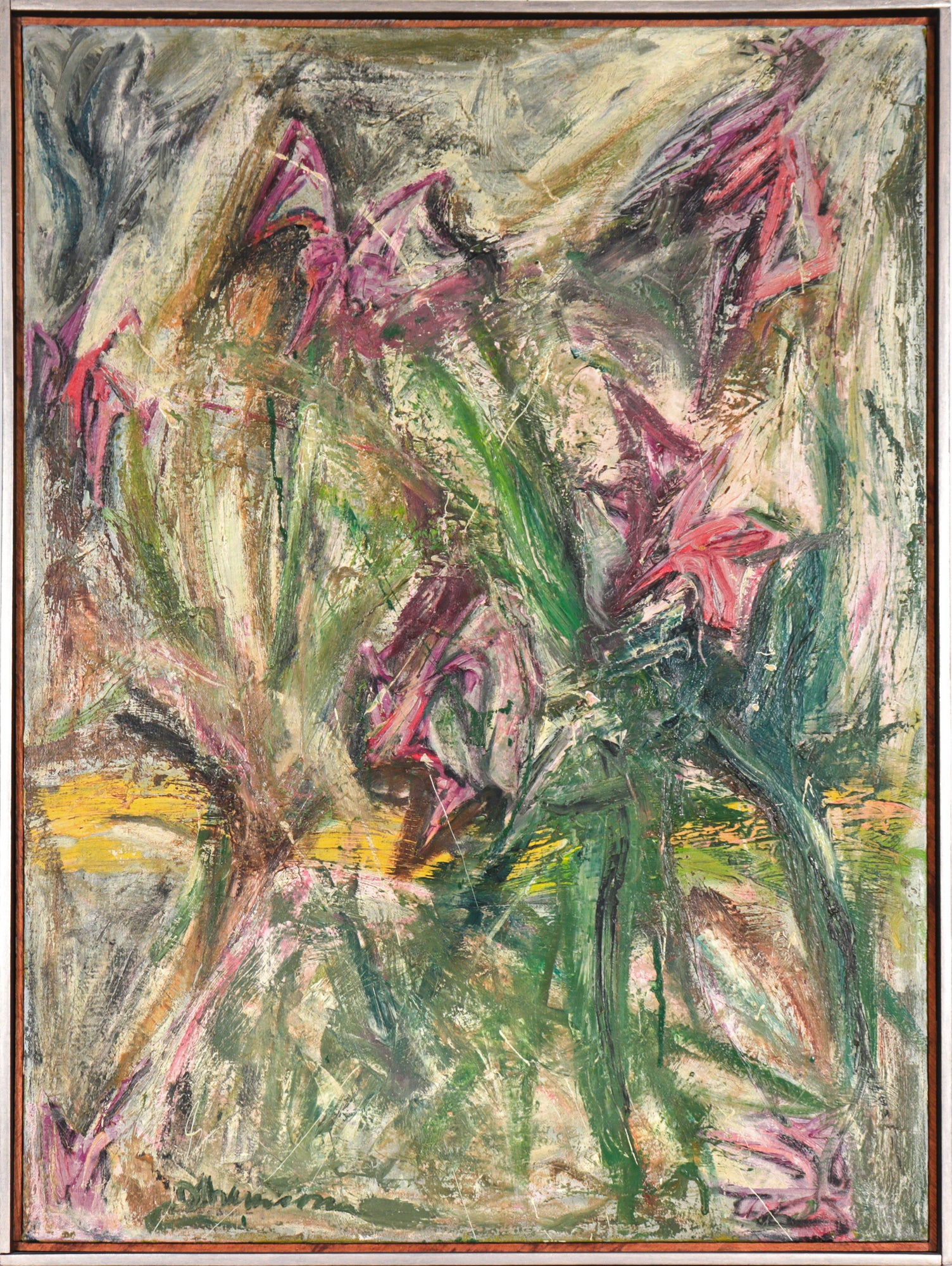 <i>Wild Orchid</i> <br>1961 Oil & Acrylic <br><br>#C0653