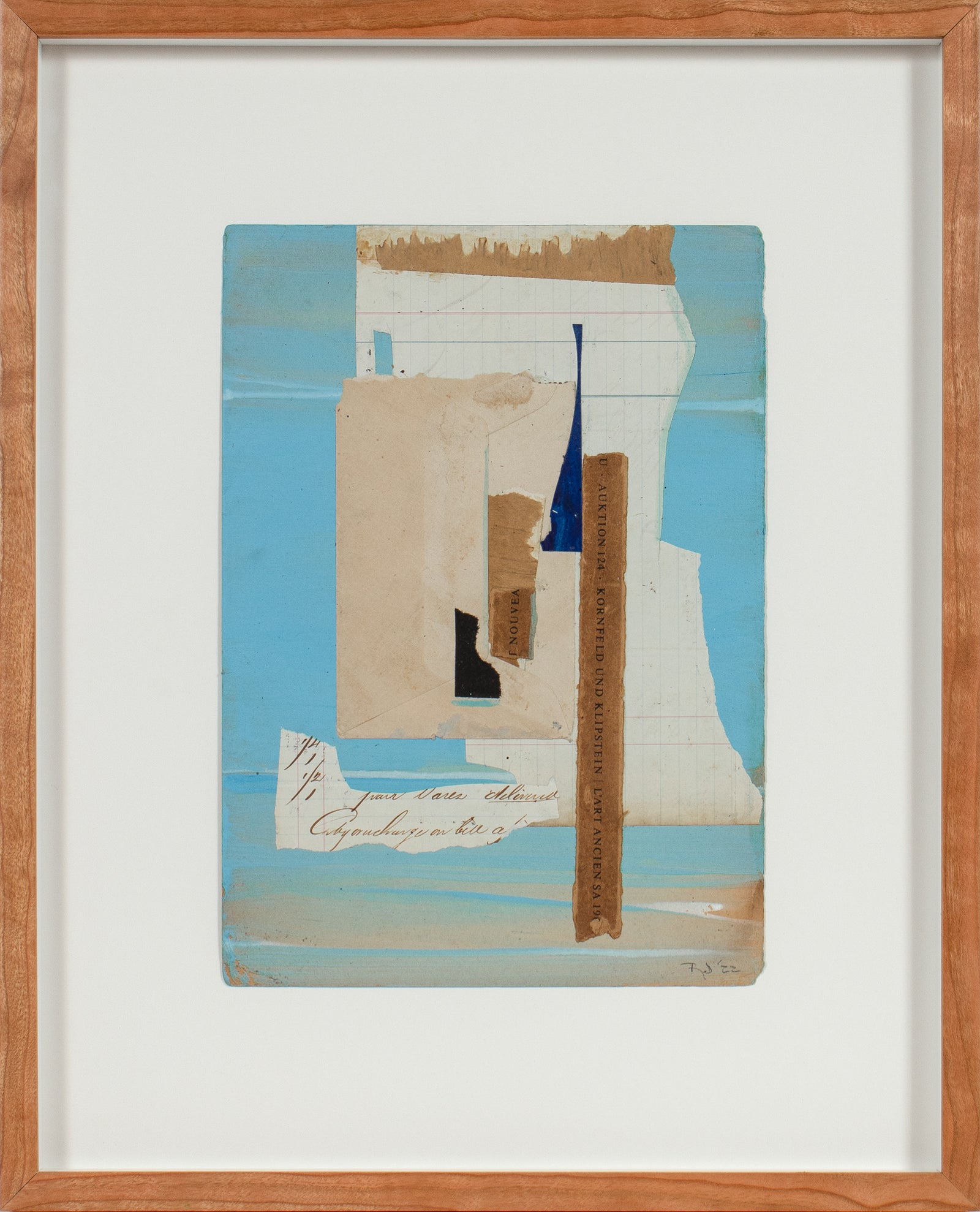 <i>A Month in New Orleans I</i> <br>2022 Mixed Media Collage <br><br>#C0712